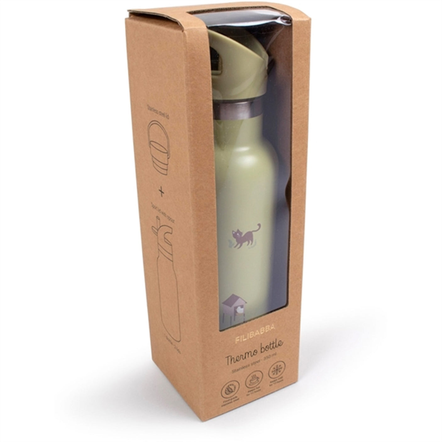 FILIBABBA Water Bottle Magic Farm