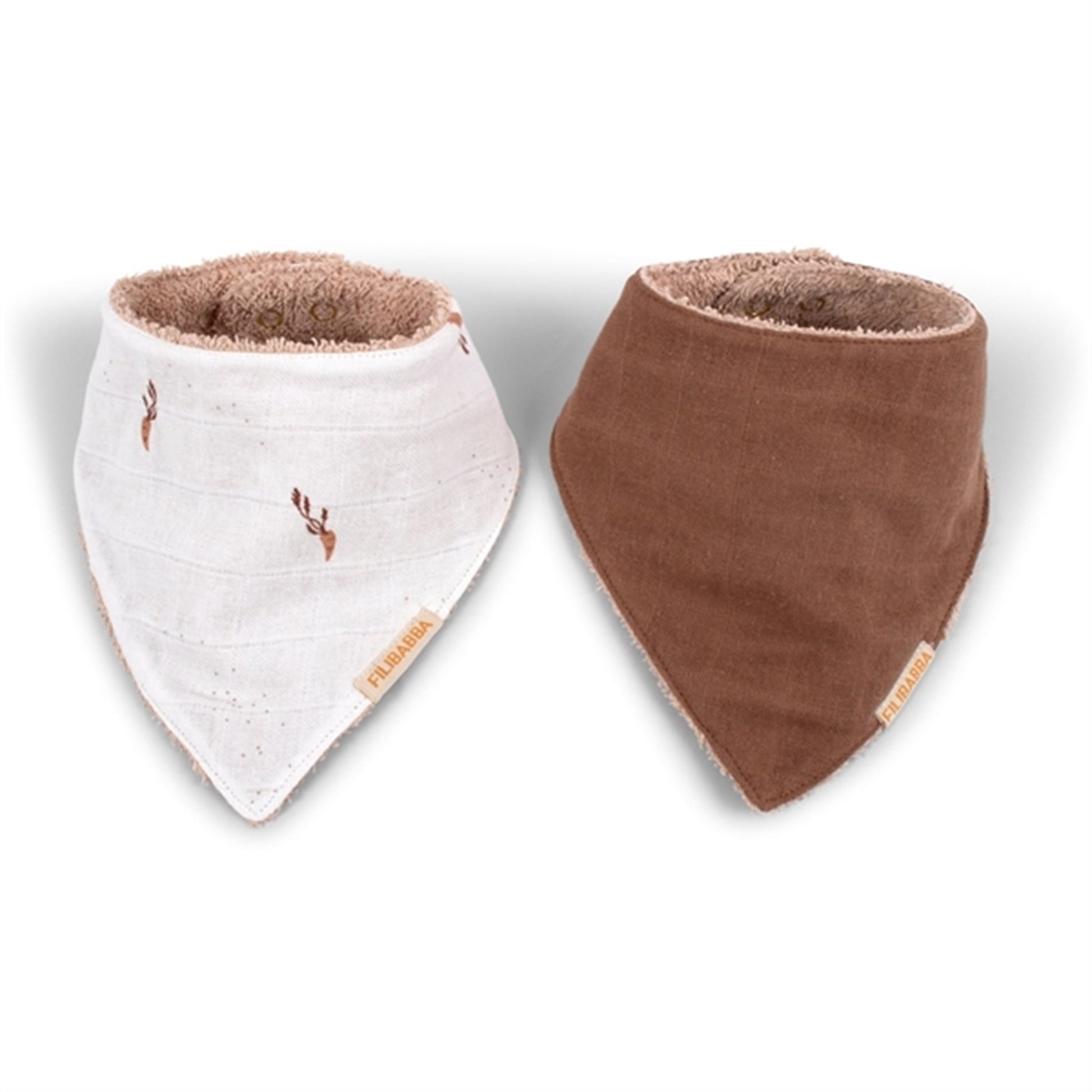 FILIBABBA Bib 2-pack Carrot Thief