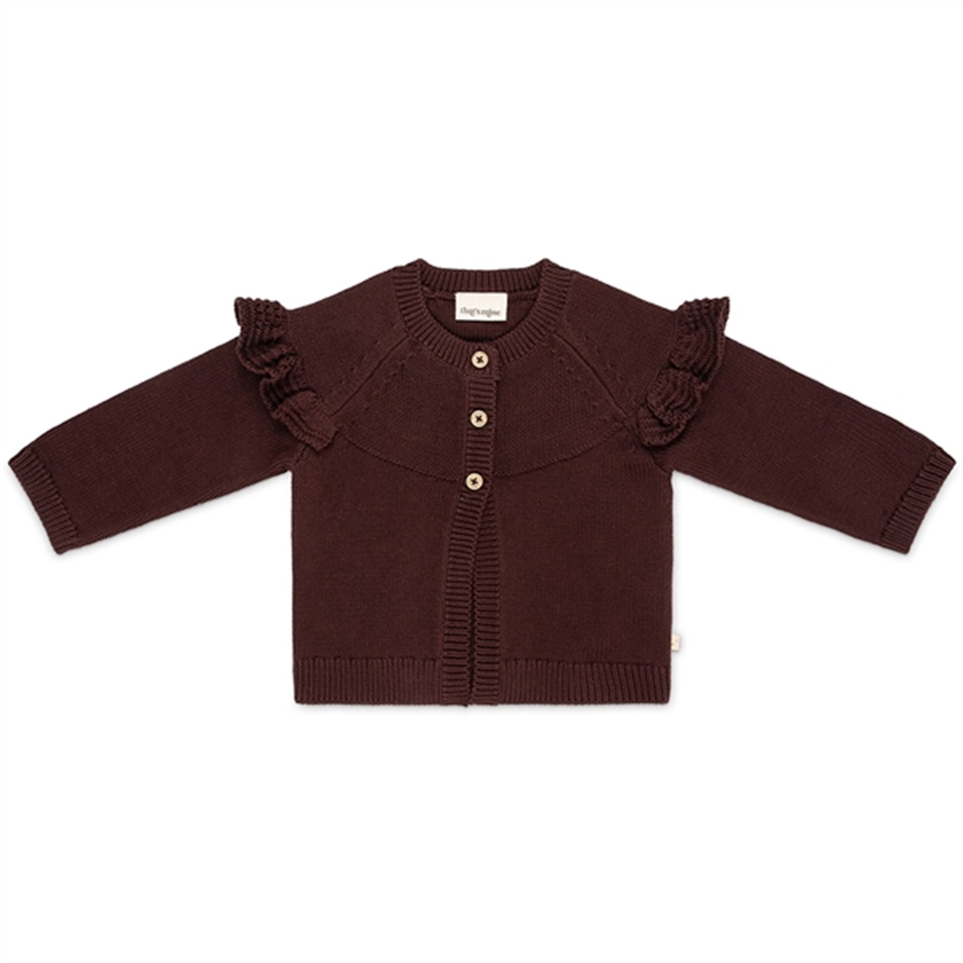 That's Mine Chocolate Finula Cardigan