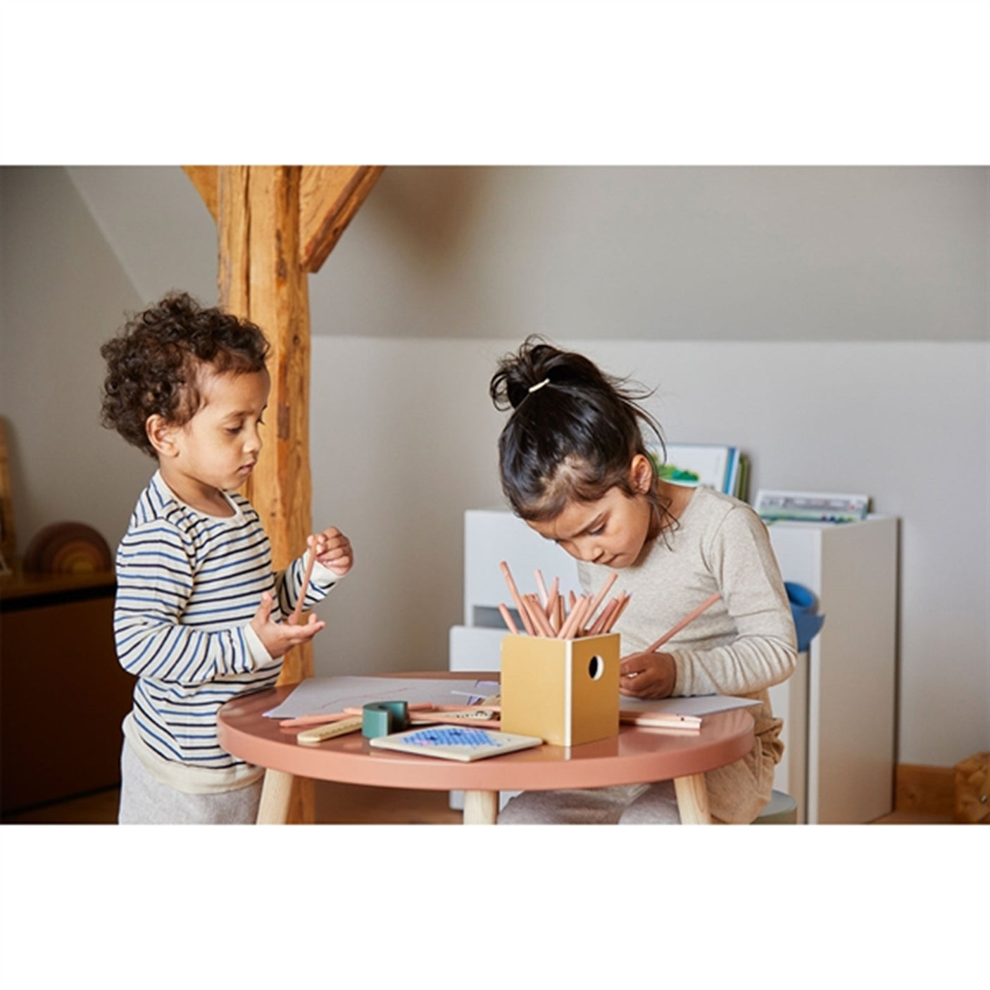 Flexa Dots Table Ø60 cm Blush 5