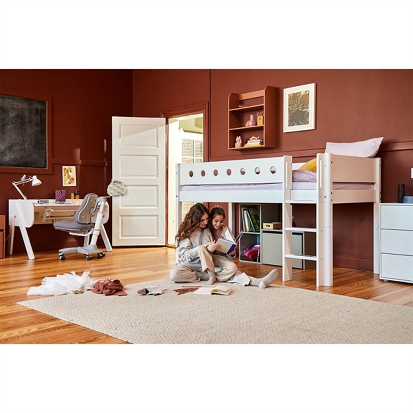 Flexa Dots Bookcase Blush