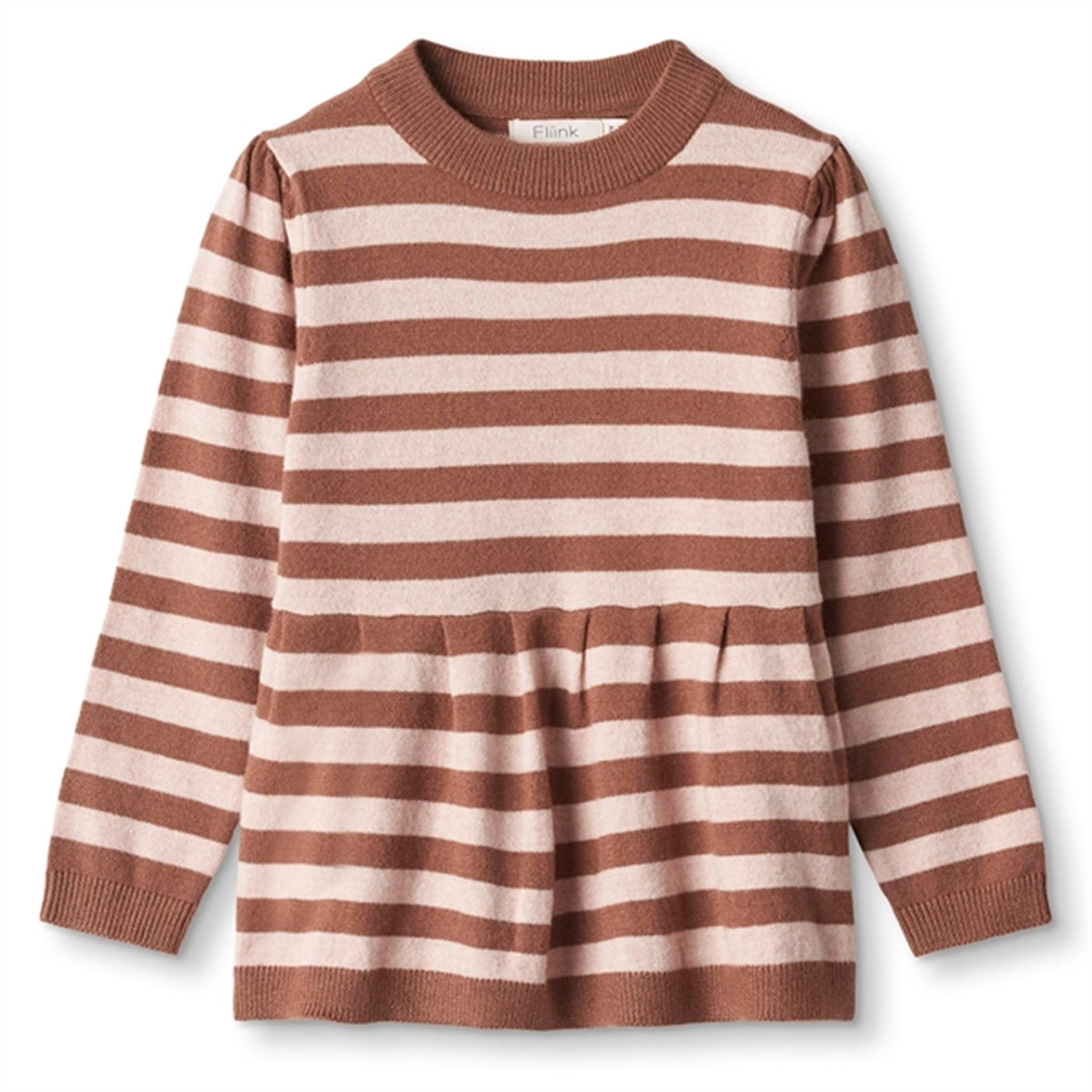 Fliink Carob Brown Striped Alilly Blouse
