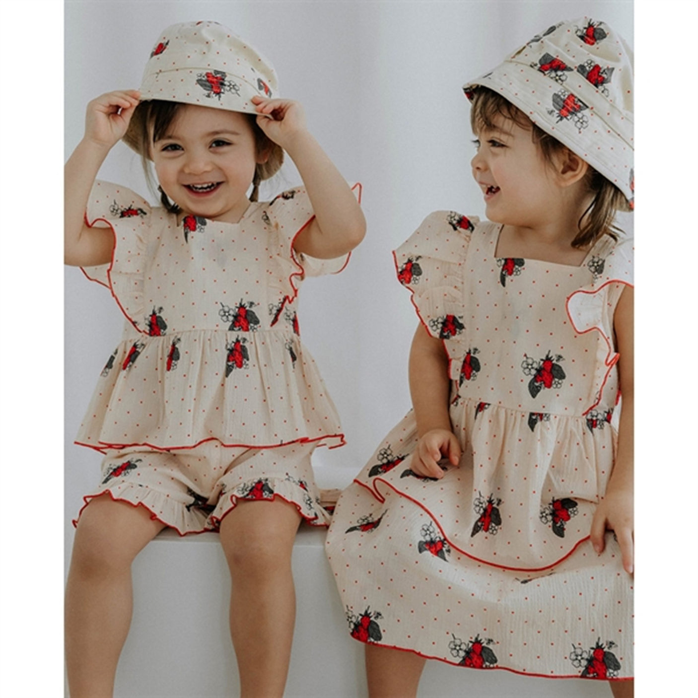 Fliink Sandshell Dot Aop Summerbuzz Dress