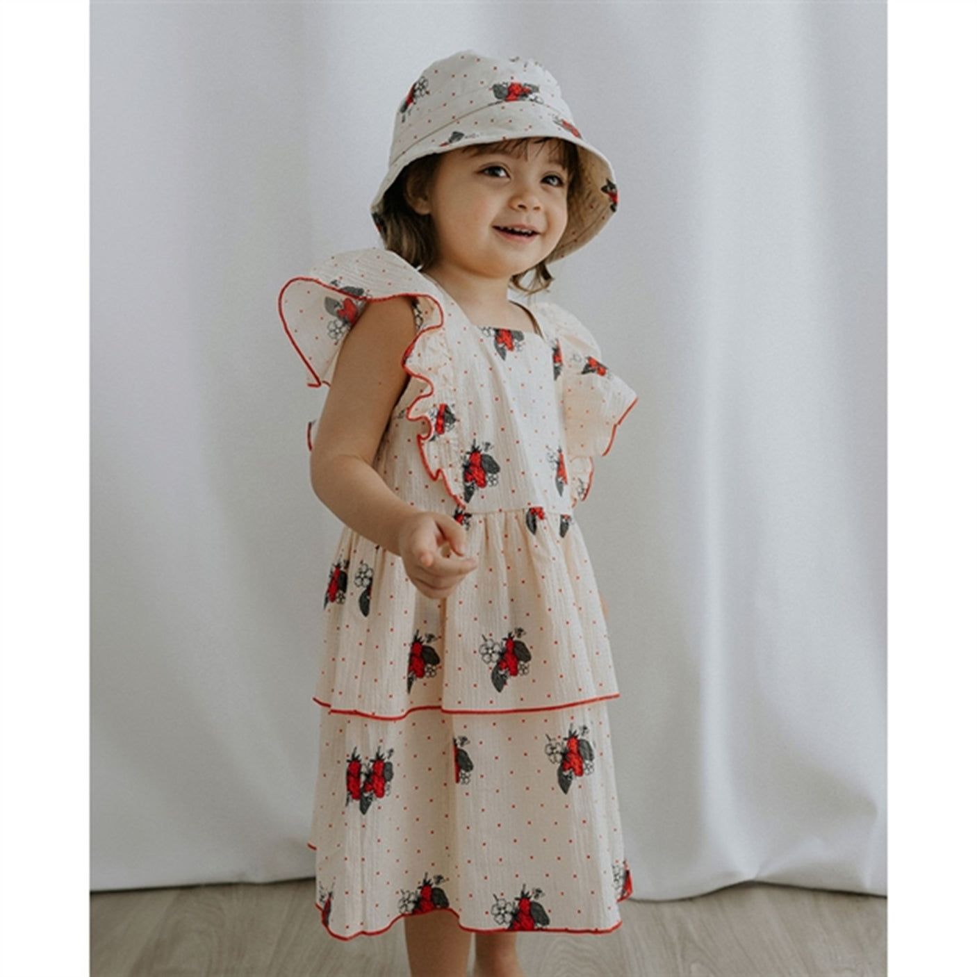 Fliink Sandshell Dot Aop Summerbuzz Dress