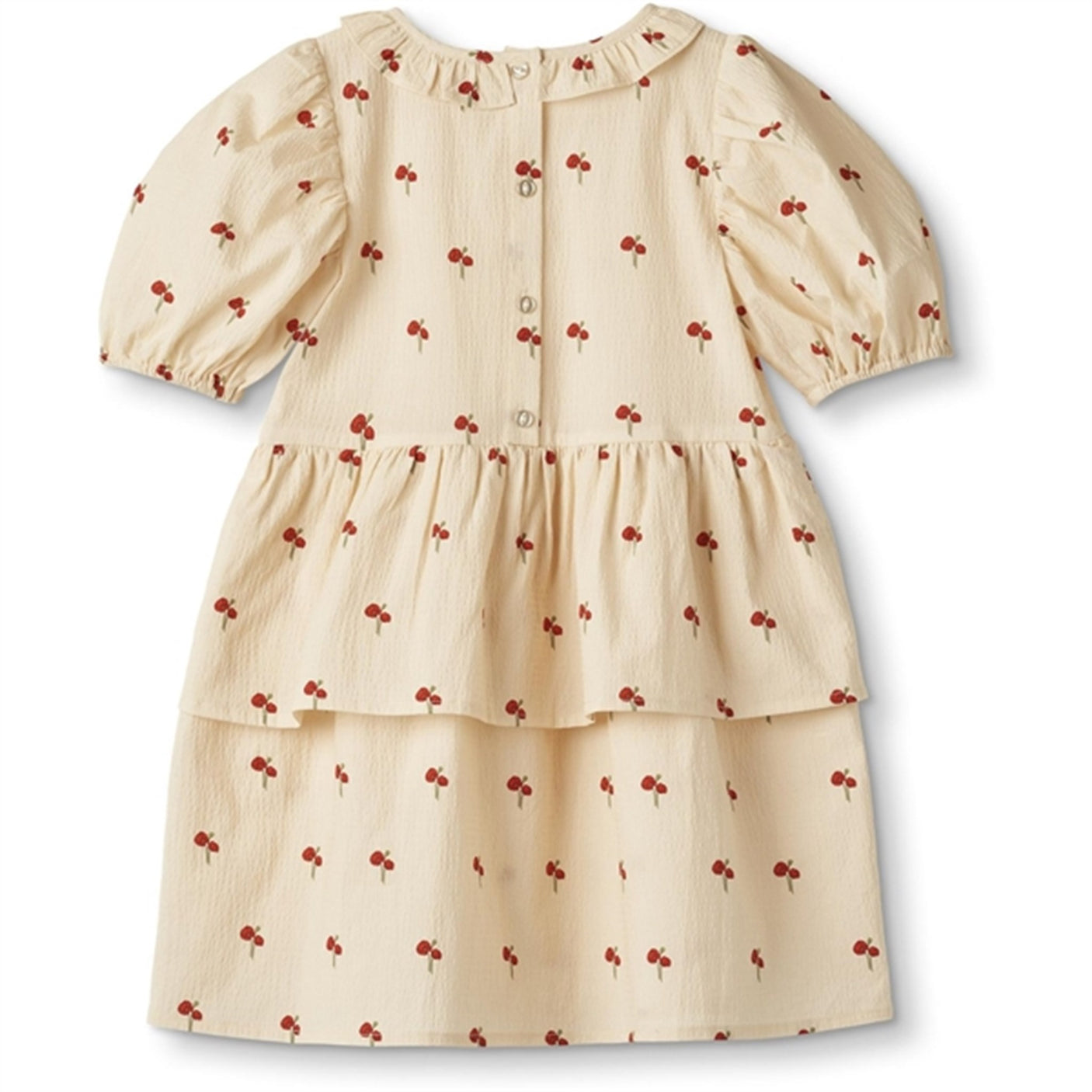 Fliink Sandshell Flower Ss Ruffle Dress