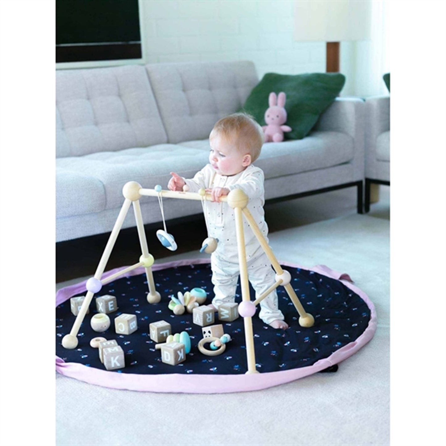 Play&Go 3-i-1 Play Mat Soft Flowers