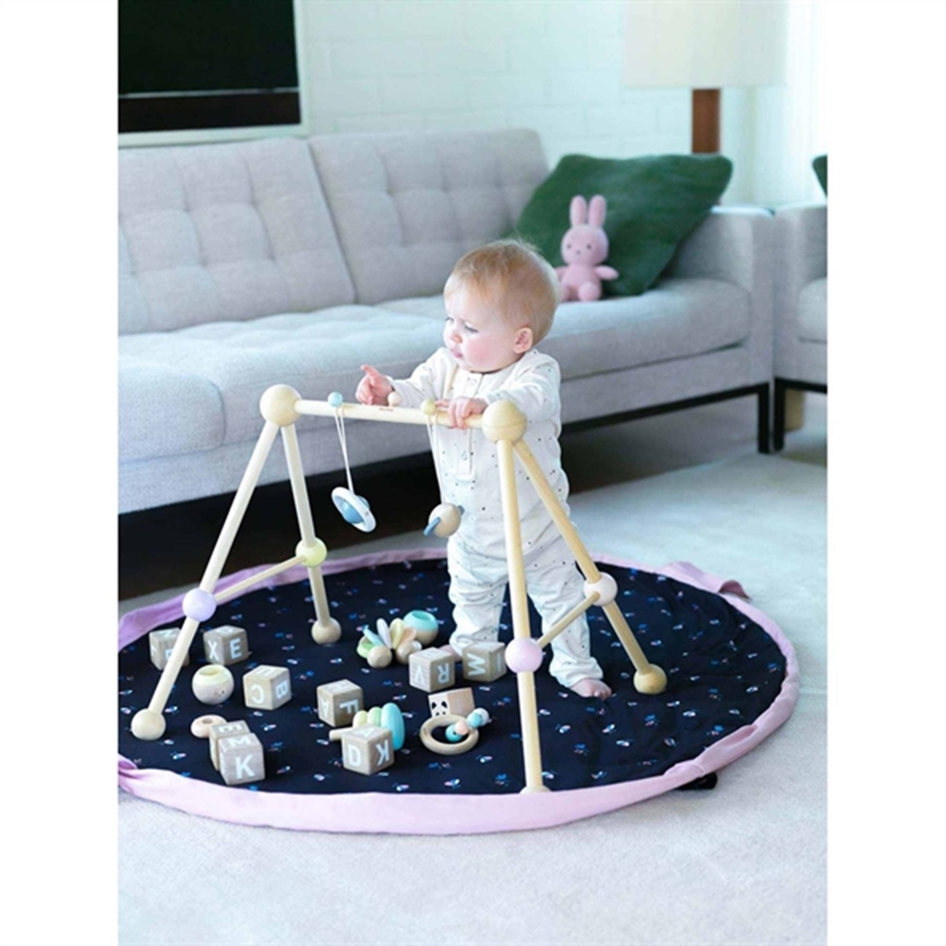 Play&Go 3-i-1 Play Mat Soft Flowers