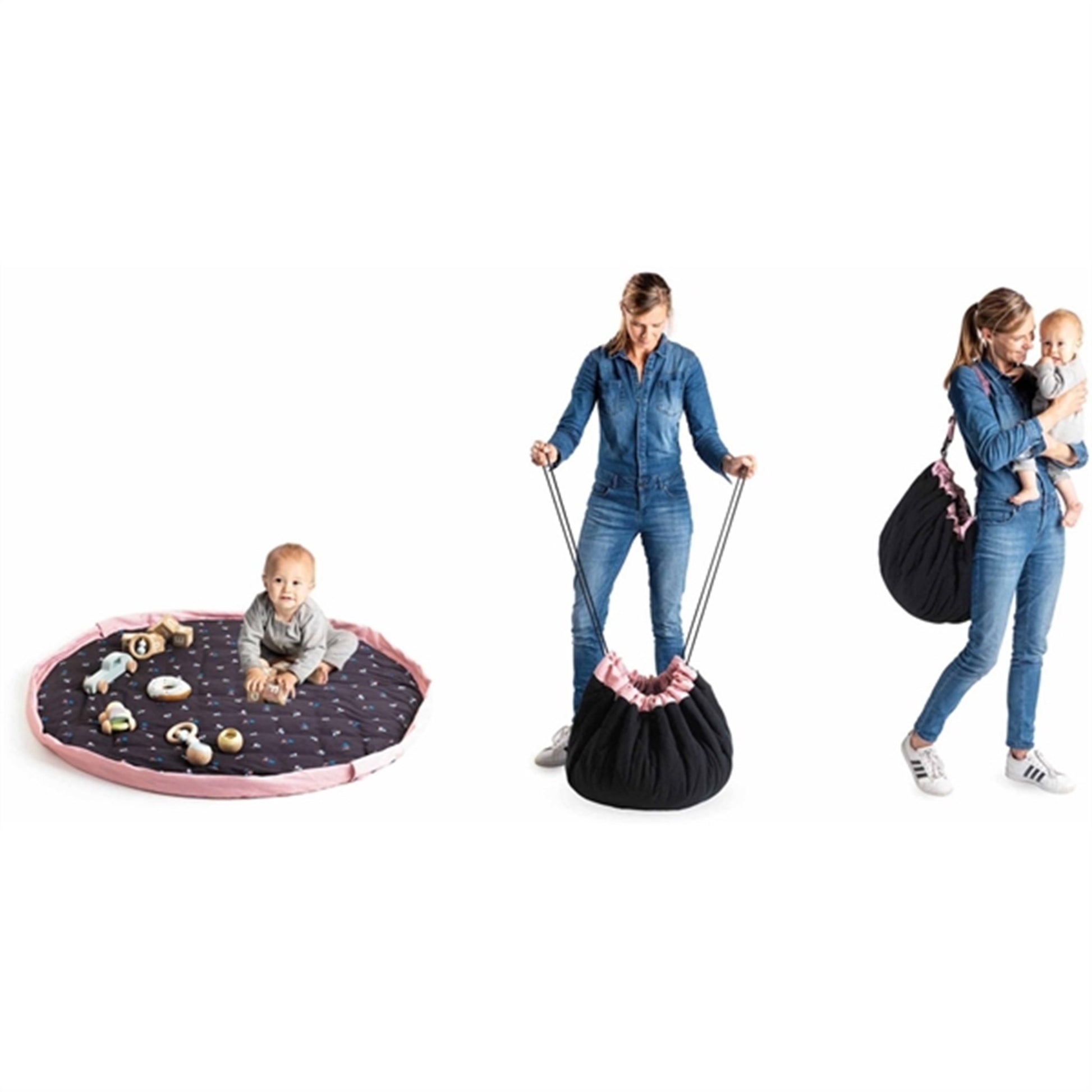 Play&Go 3-i-1 Play Mat Soft Flowers