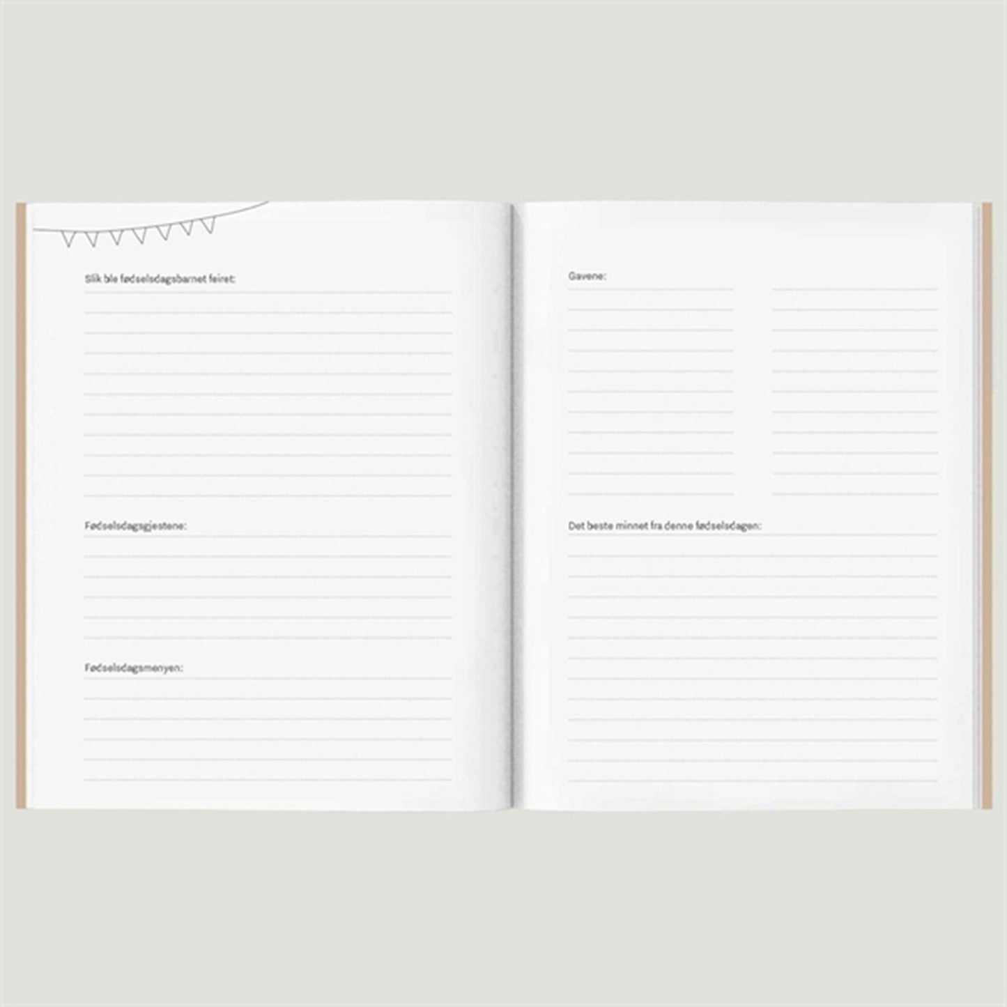 WITHWHITE Fødselsdagsbogen Norwegian