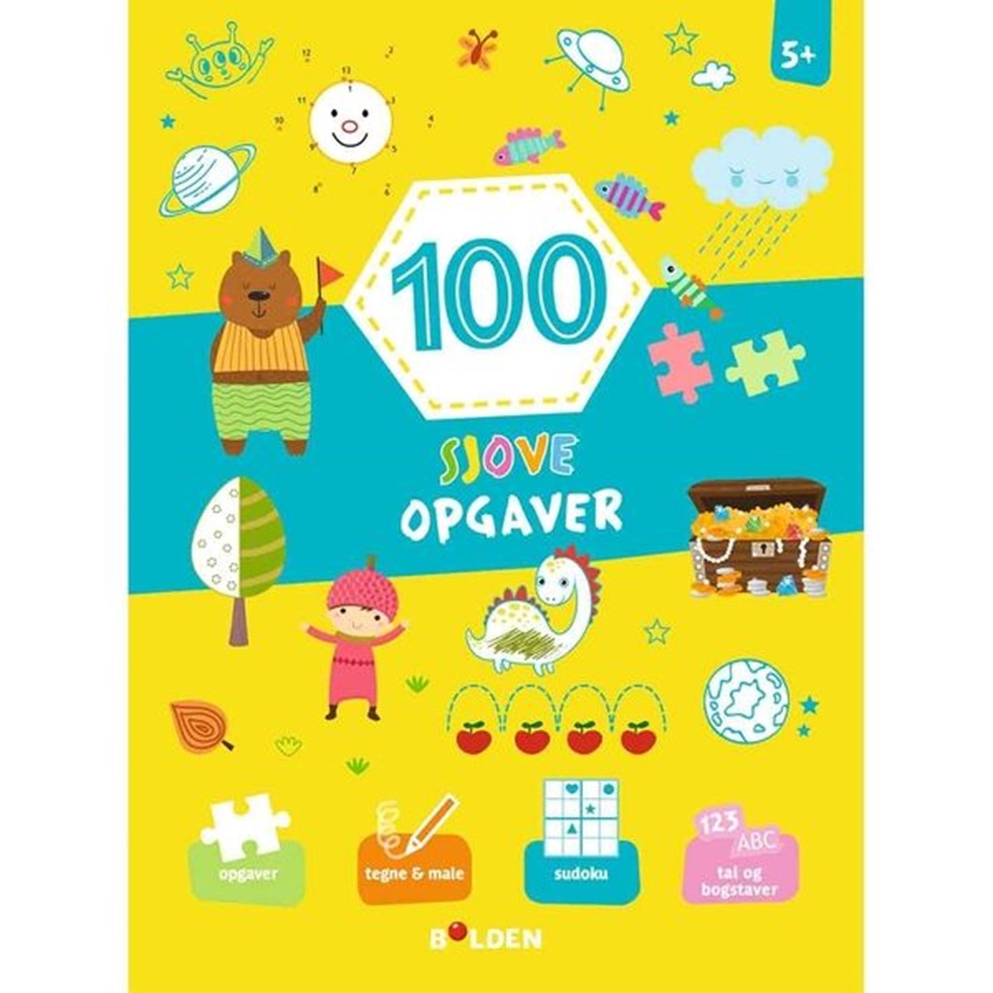 Bolden 100 Sjove Opgaver - Fra 5 år