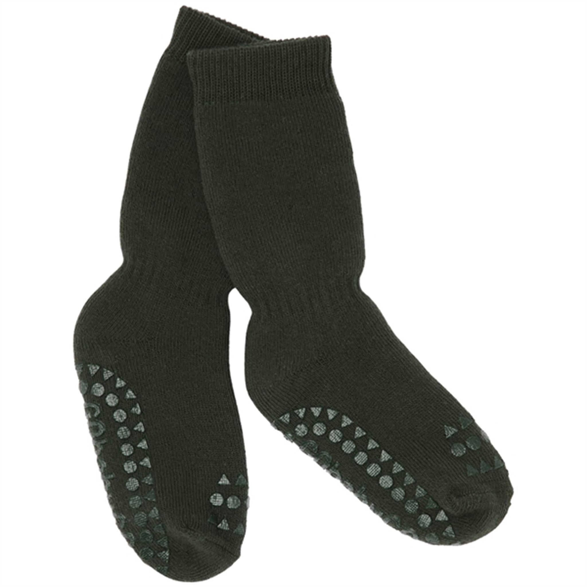 GObabyGO Non-slip Socks Forrest Green