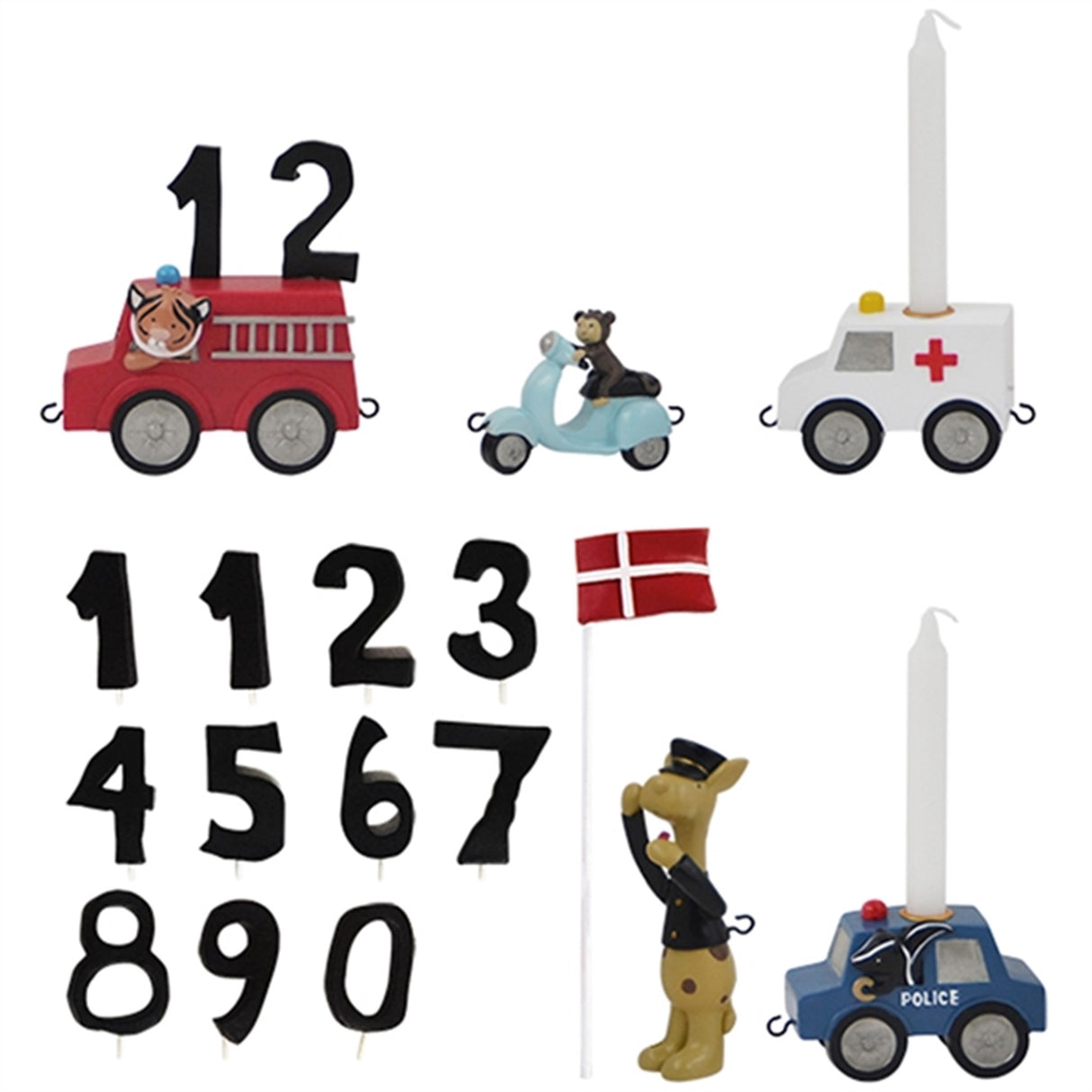 Kids by Friis Birthday Train Cars
