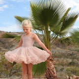 Dolly by Le Petit Tom Frilly Skirt Ballet Pink
