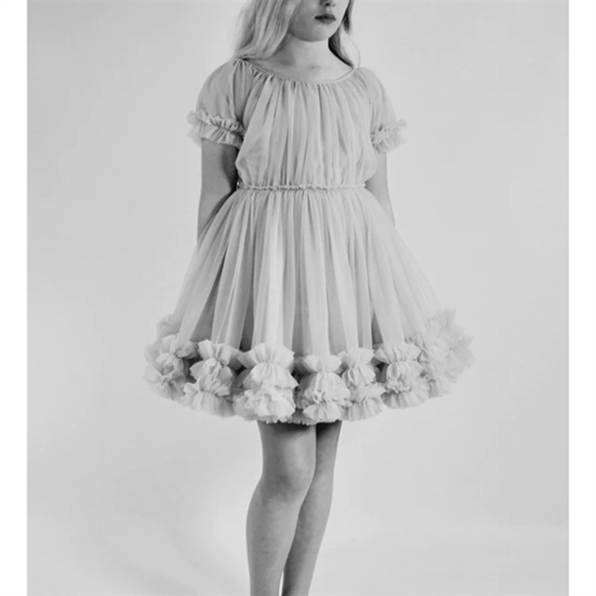 Dolly by Le Petit Frilly Dress Mauve 4