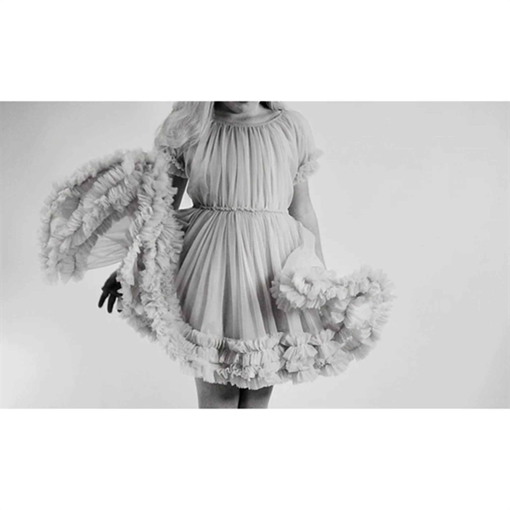 Dolly by Le Petit Frilly Dress Mauve 5