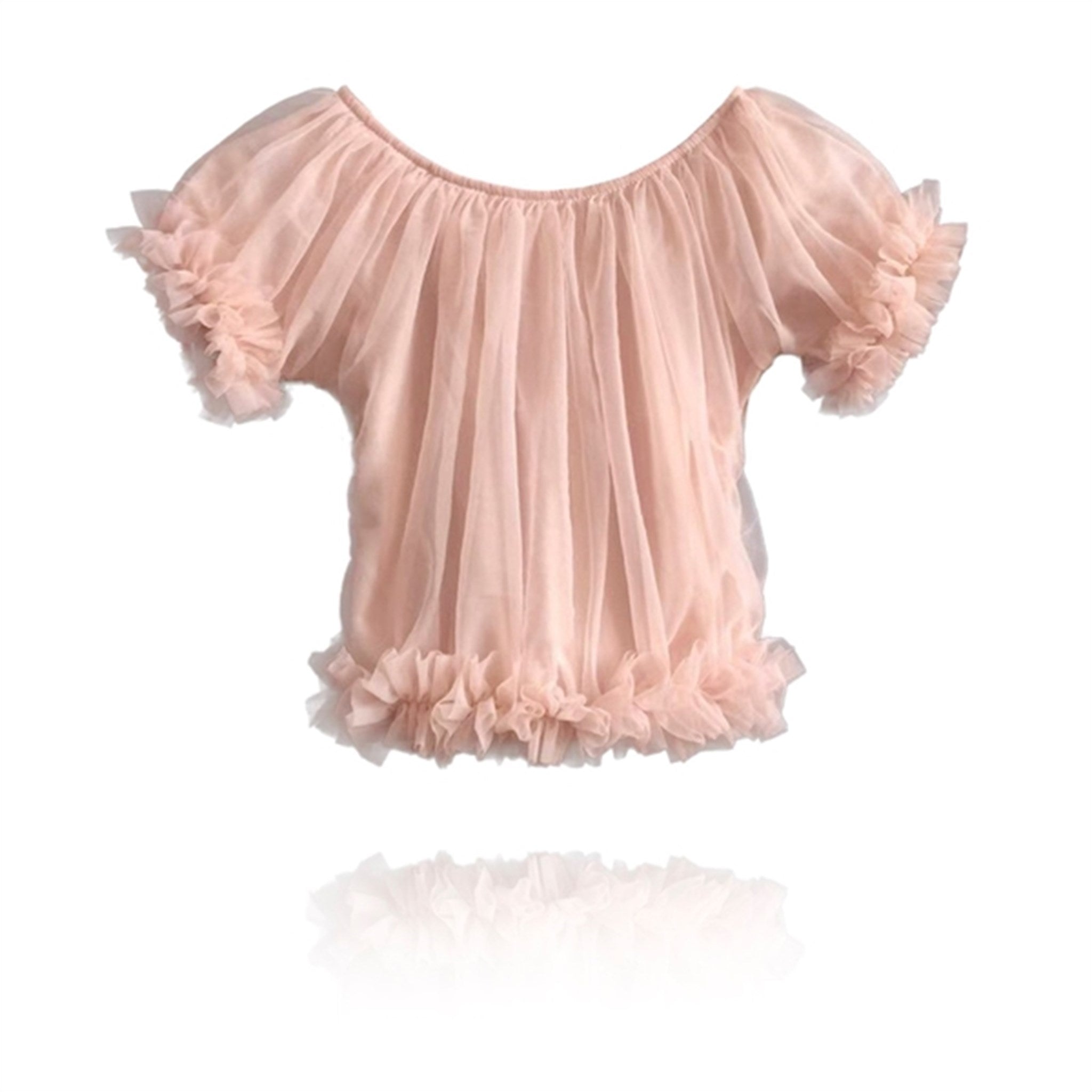 Dolly by Le Petit Tom Frilly Princess Top Pink