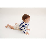 FUB Baby Blouse Ecru/Cobolt