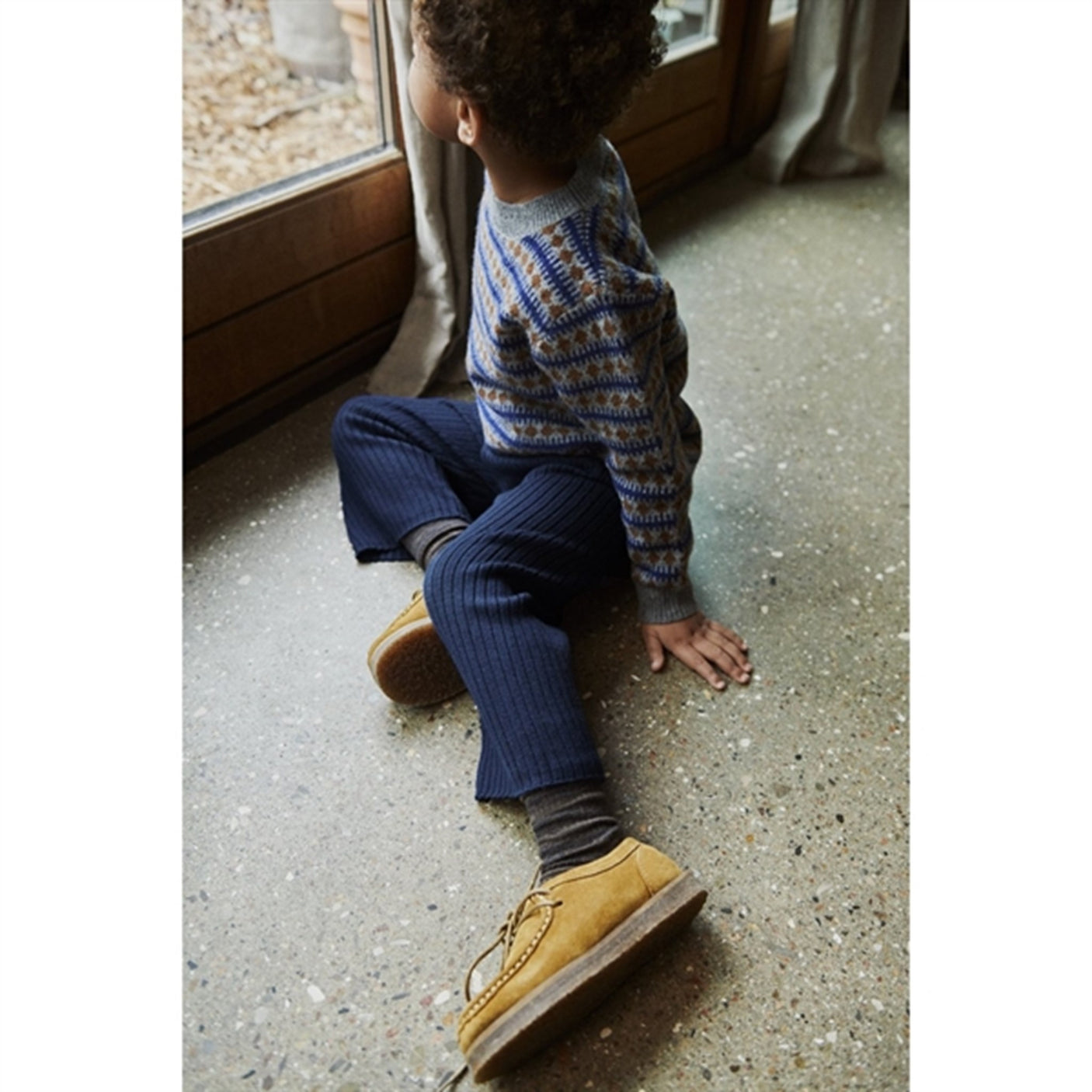 FUB Lambswool Knitted Sweater Charcoal Melange