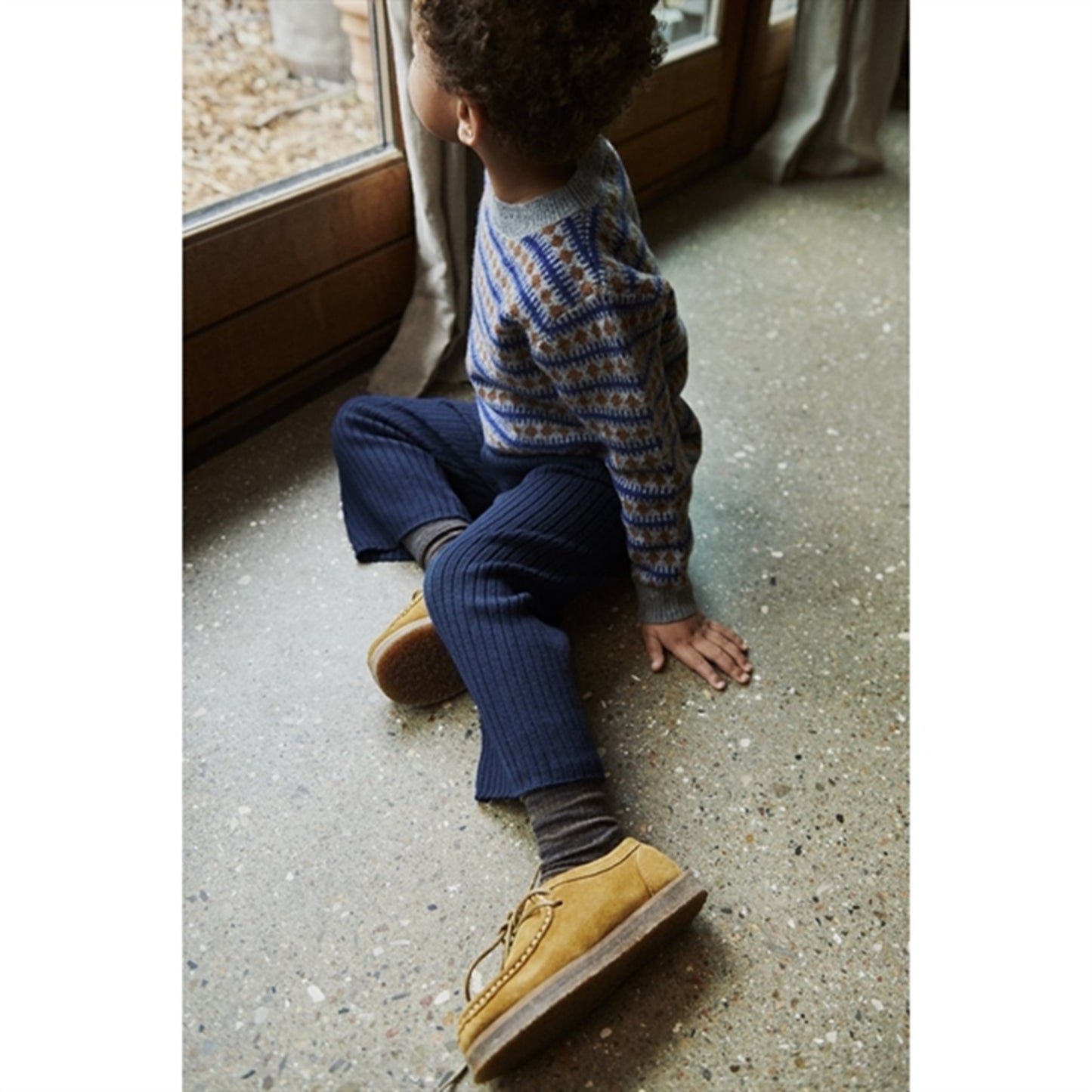 FUB Lambswool Knitted Sweater Charcoal Melange