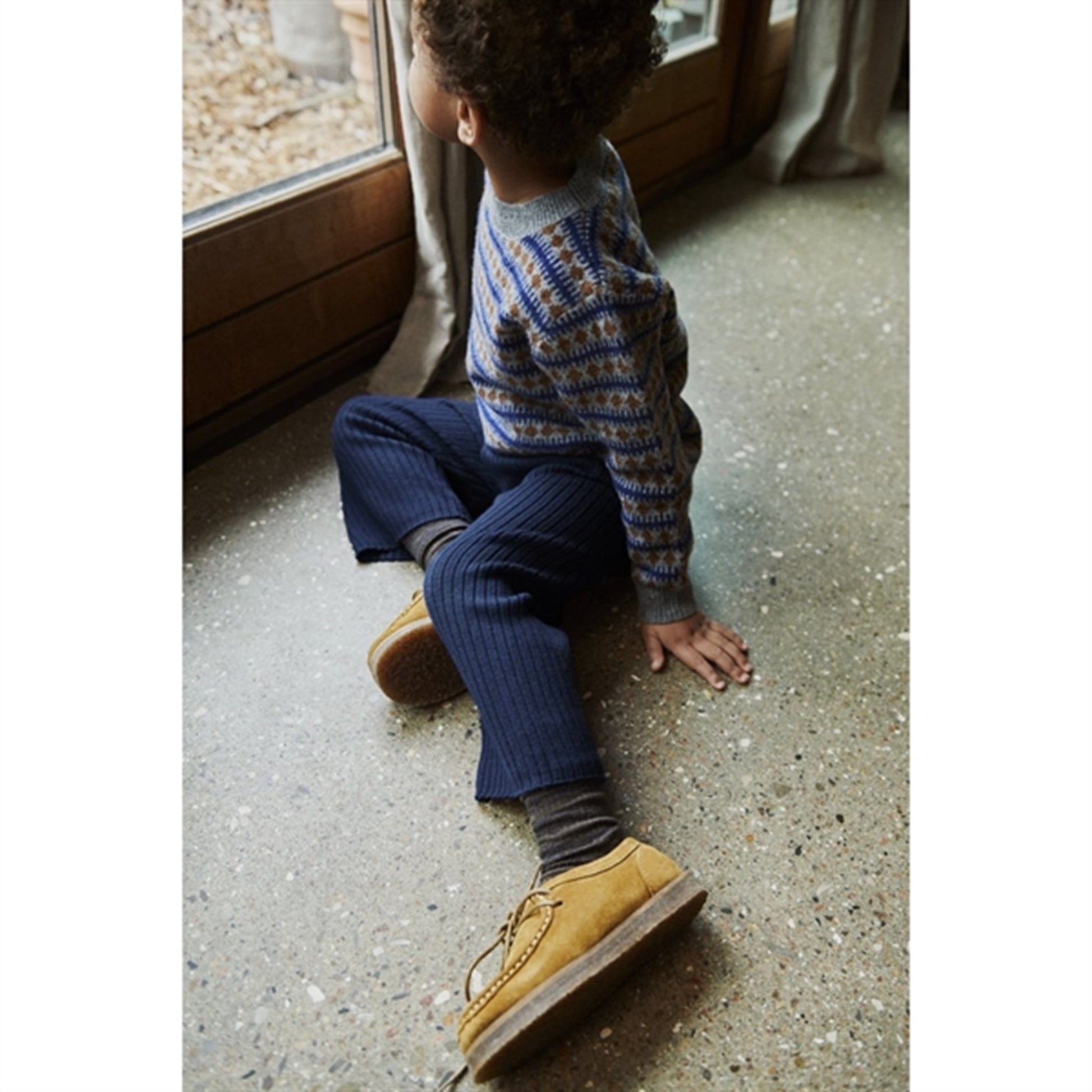 FUB Lambswool Knitted Sweater Charcoal Melange