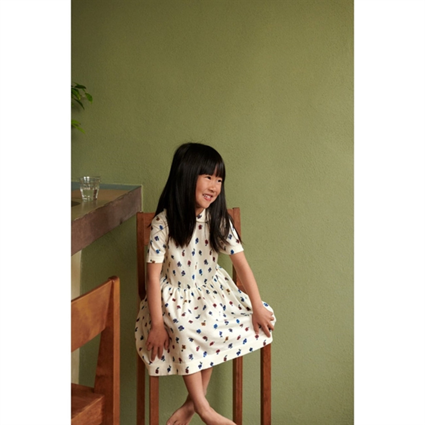 FUB Printed Dress Ecru/Flower