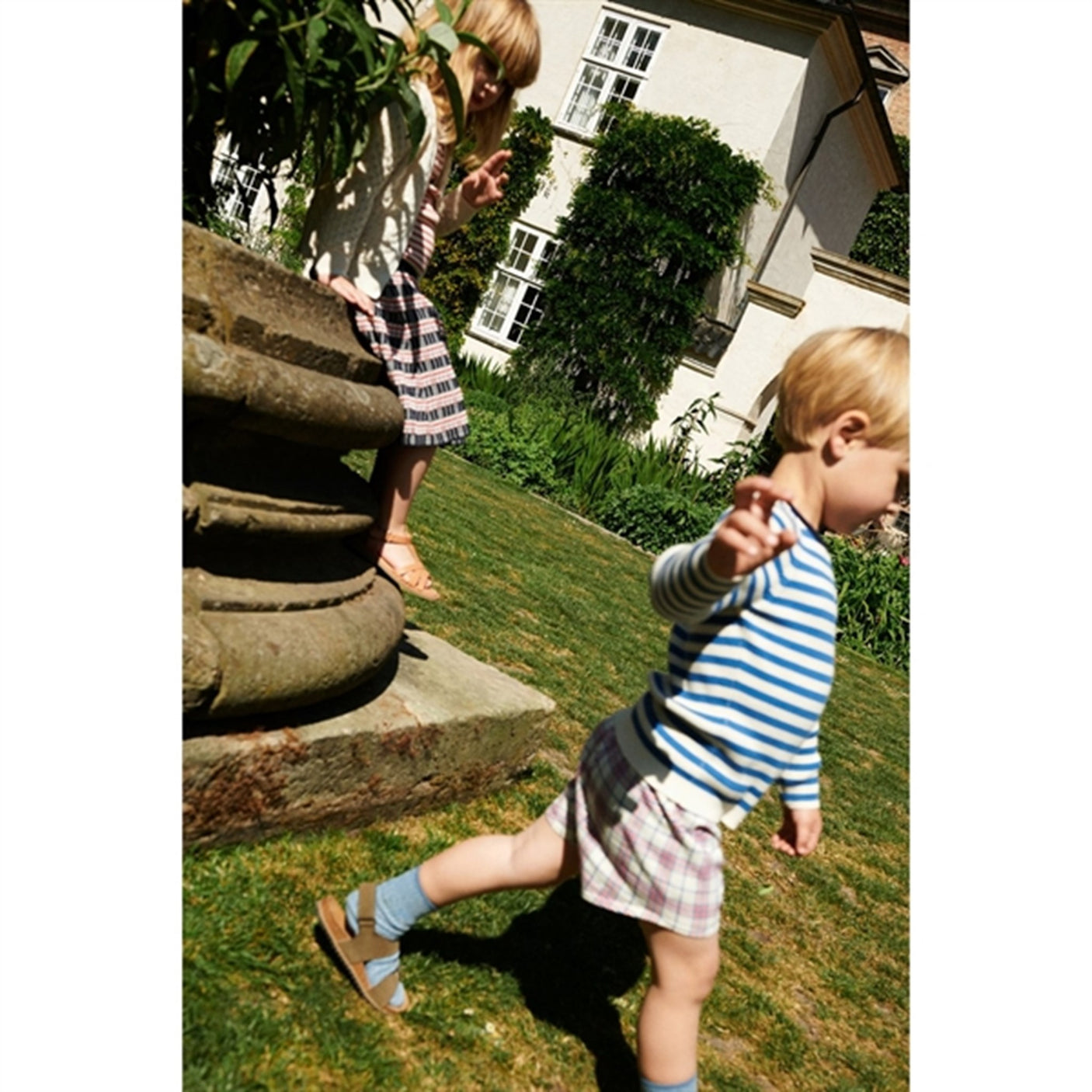 FUB Ecru/Azure Blouse