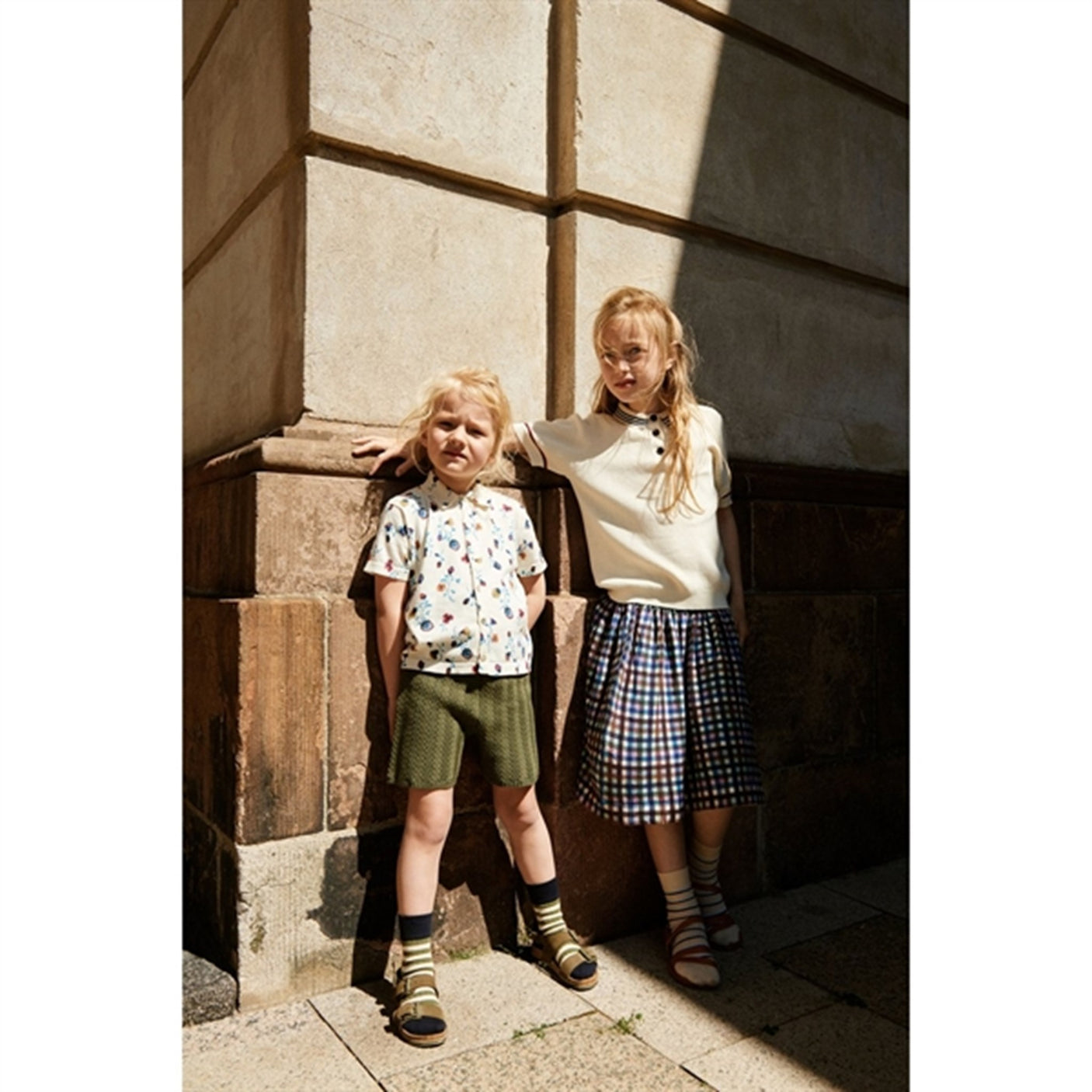 FUB Ecru/Flower Printed Blouse