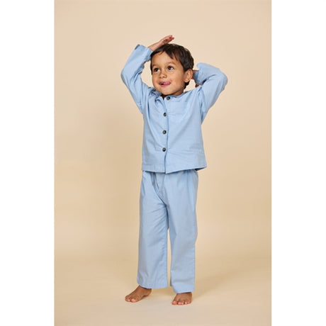 Copenhagen Colors Dusty Blue 2-Pack Pyjamas Set