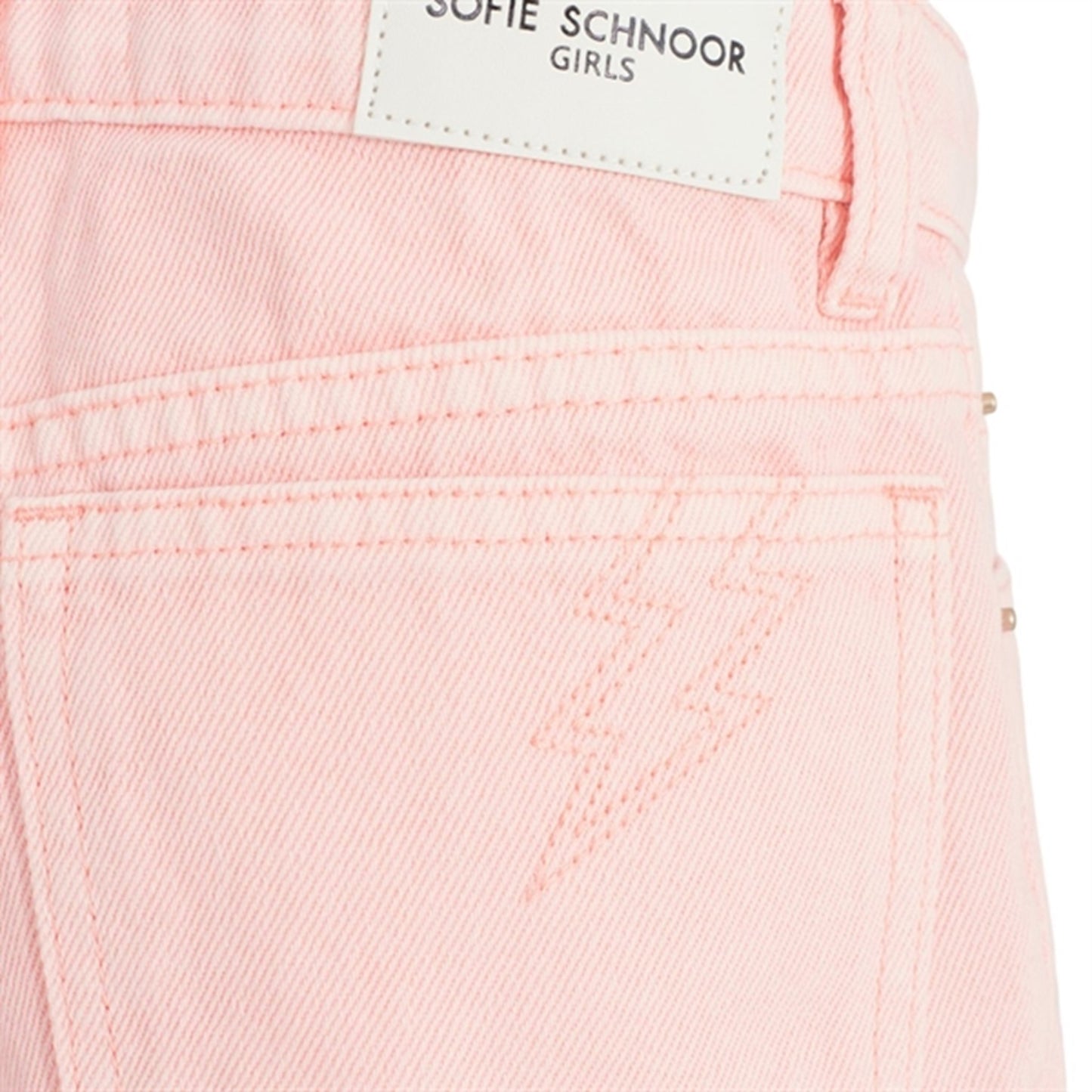 Sofie Schnoor Young Light Pink Denim Shorts 5