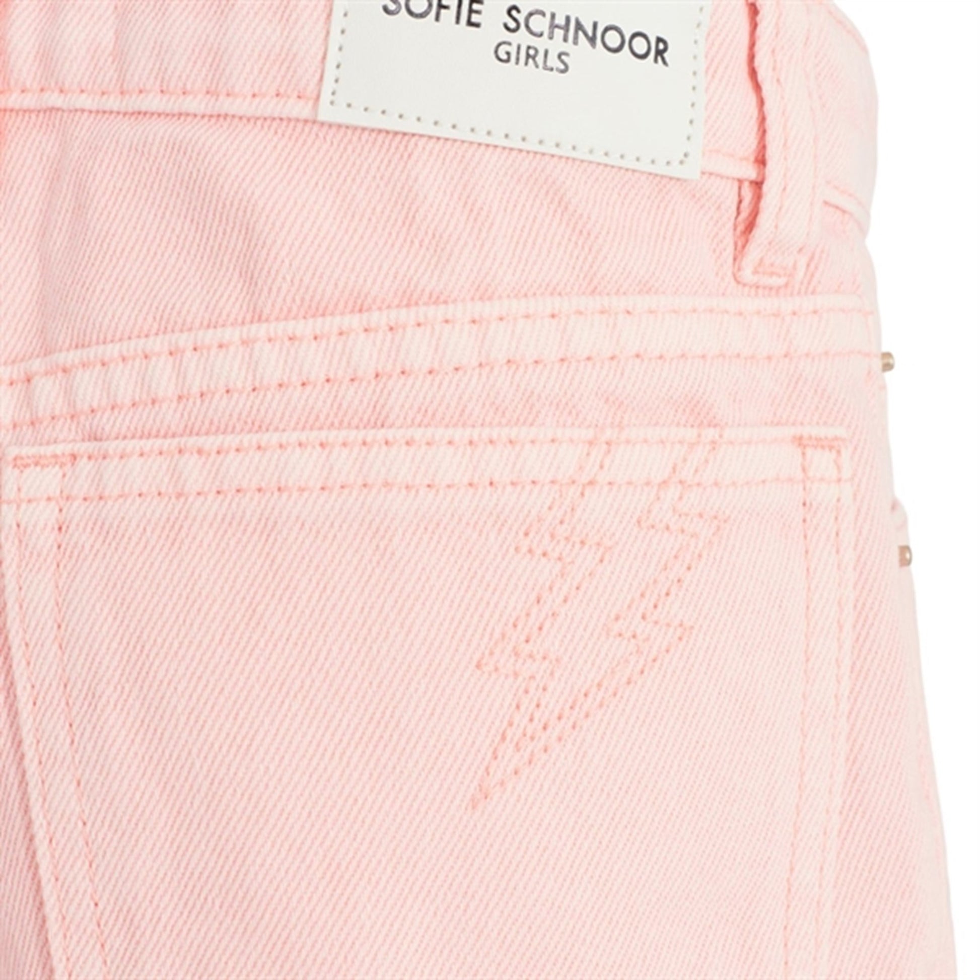 Sofie Schnoor Young Light Pink Denim Shorts 5