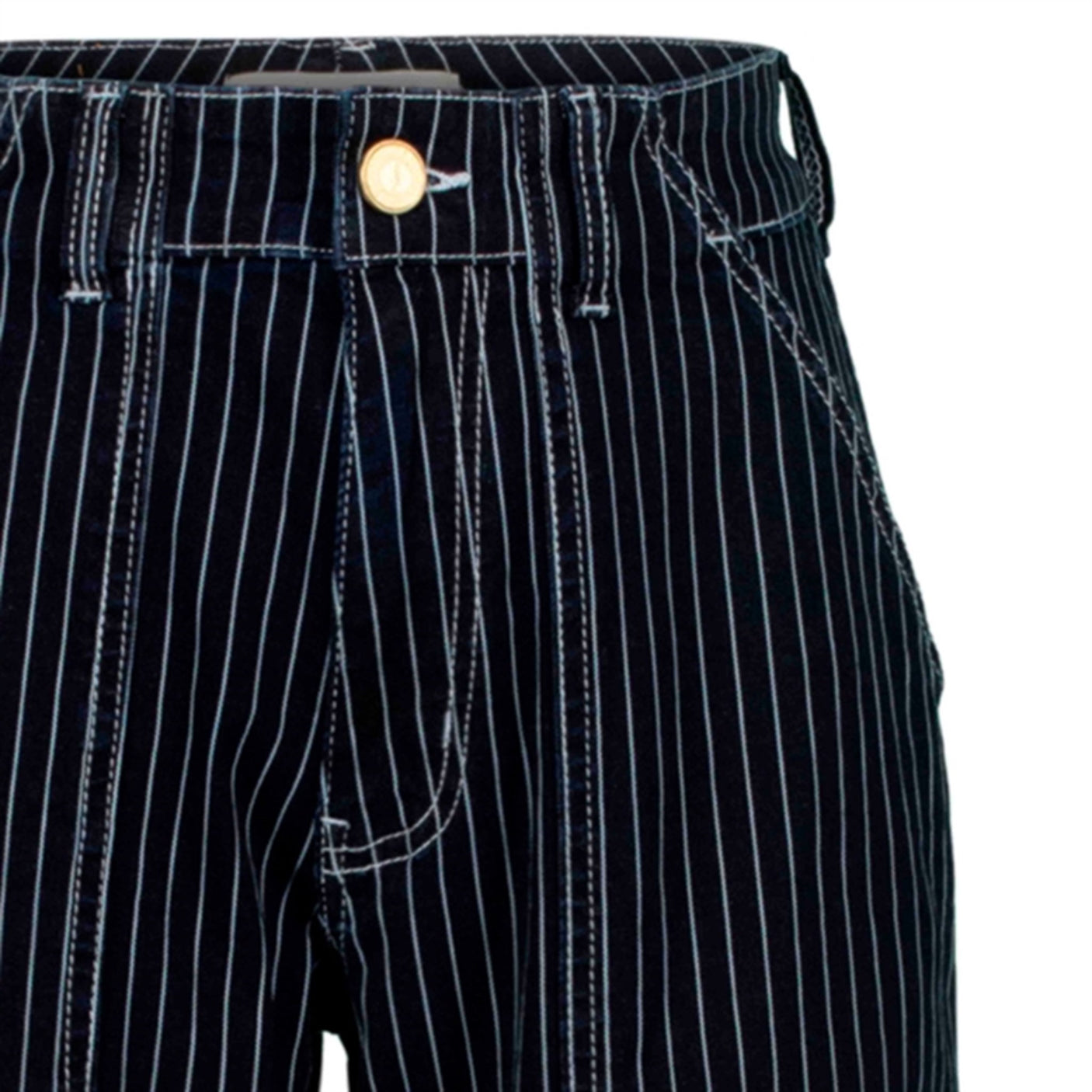 Sofie Schnoor Dark Blue Striped Pants