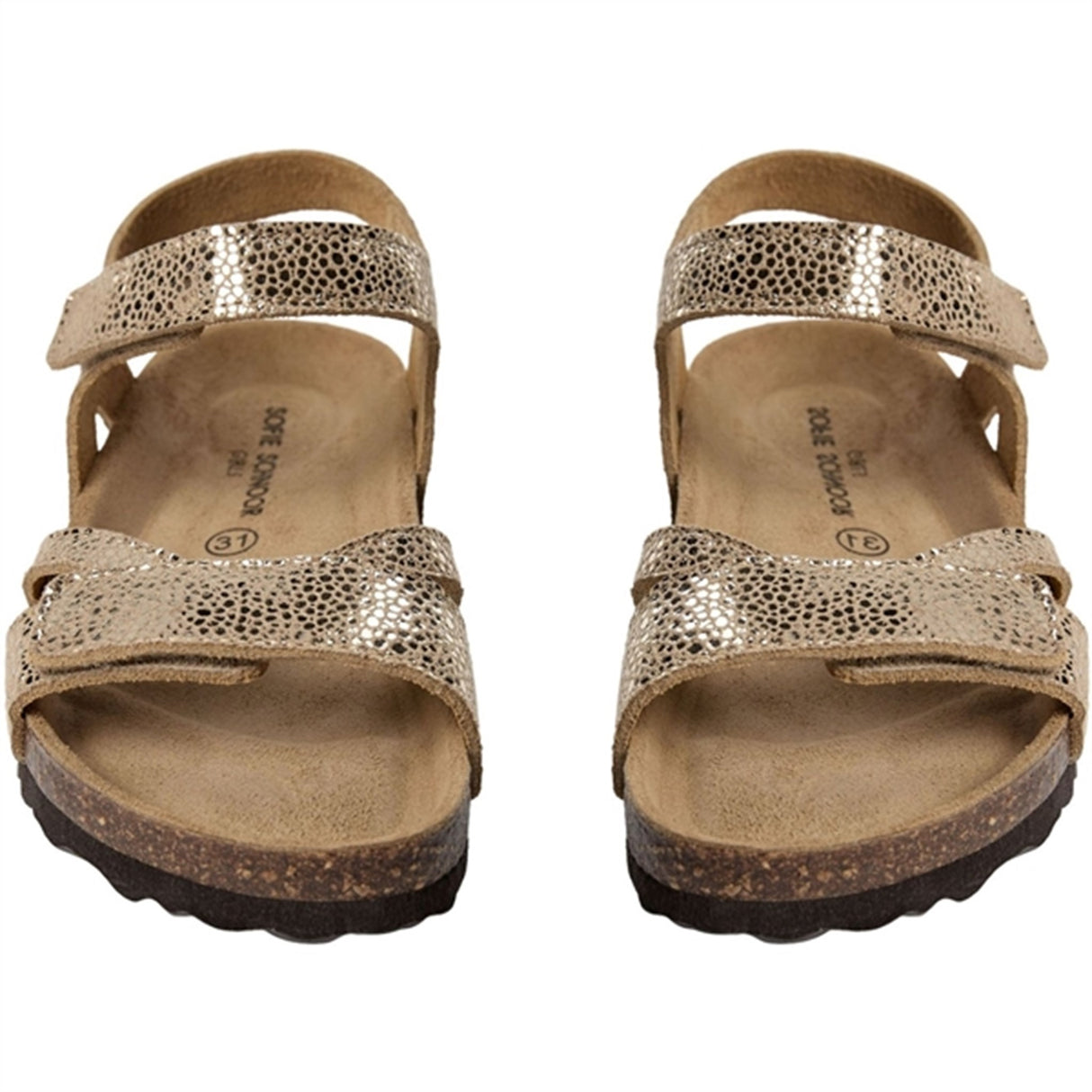 Sofie Schnoor Beige With Gold Sandals