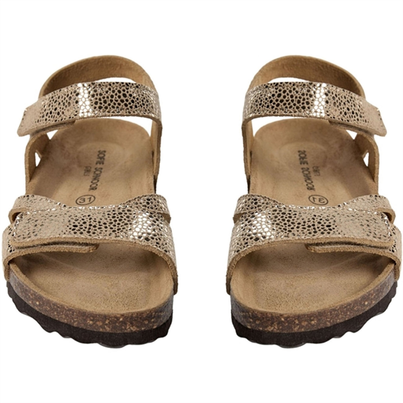 Sofie Schnoor Beige With Gold Sandals