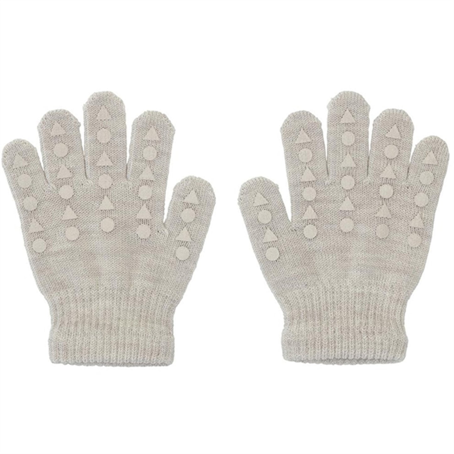 Gobabygo Wool Grip Gloves Sand