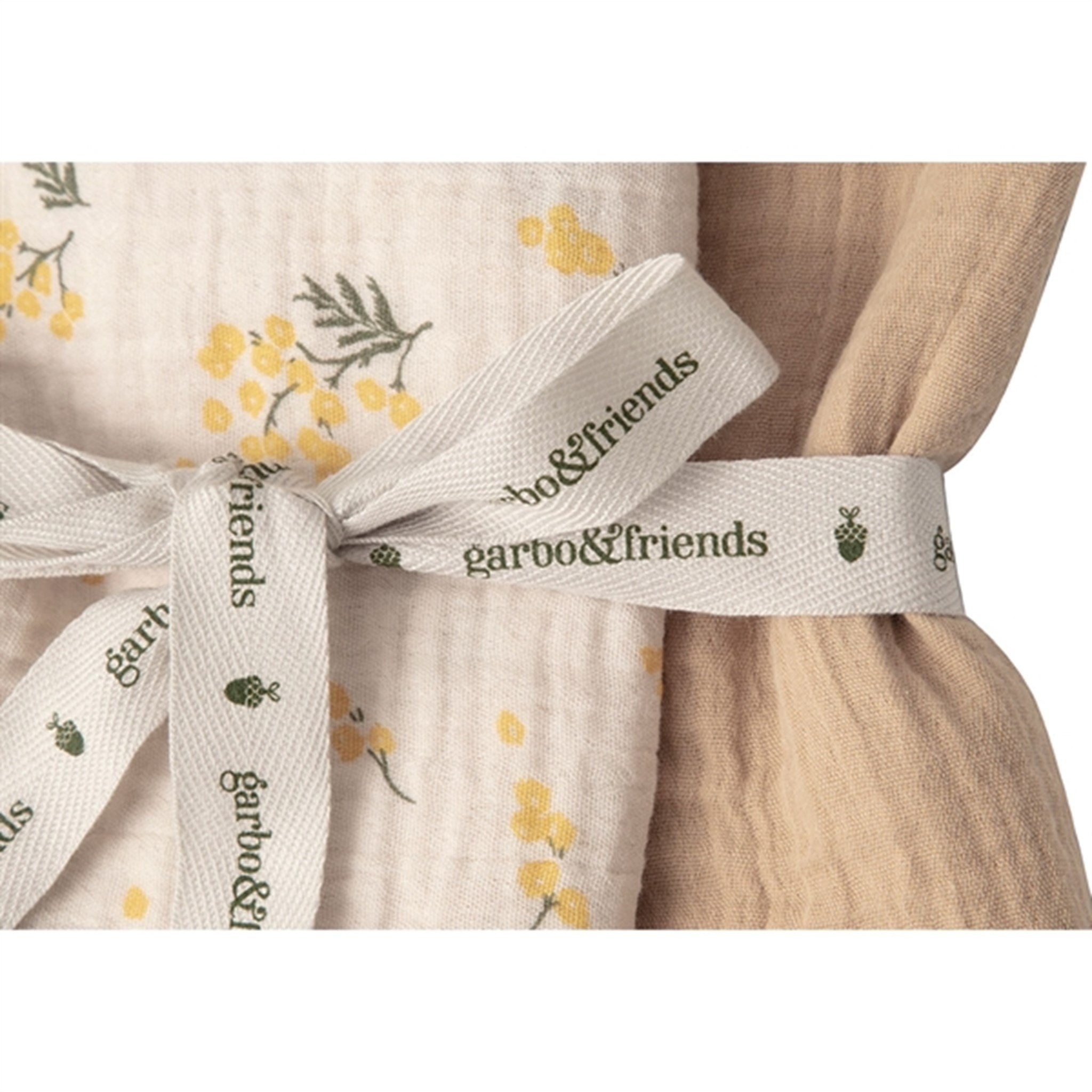 Garbo&Friends Muslin Burp Cloths Mimosa 2-pack 5
