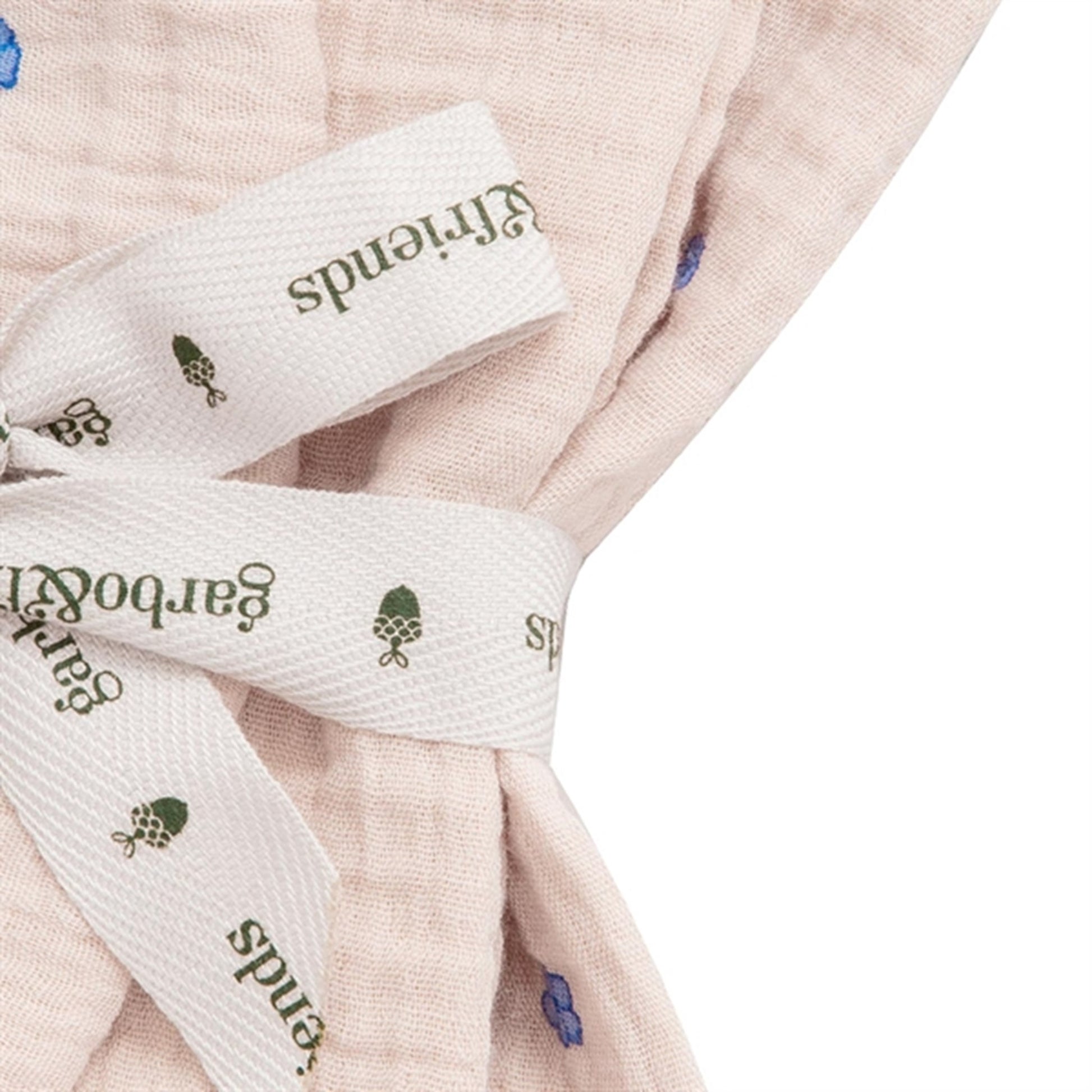 Garbo&Friends Muslin Burp Cloths Blueberry 3-pack 3