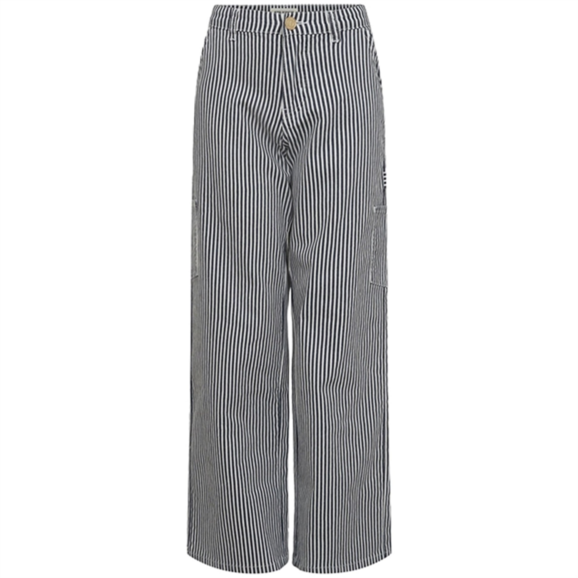 Sofie Schnoor Dark Blue Striped Pants