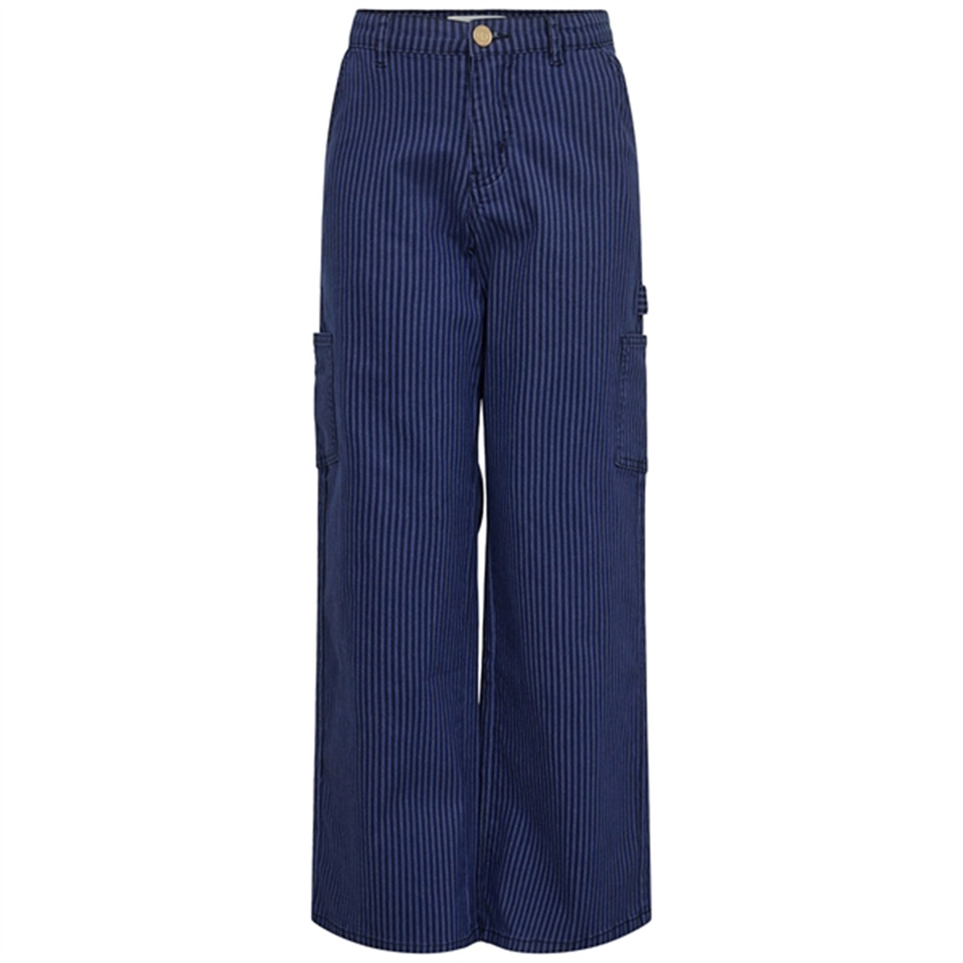 Sofie Schnoor Cobalt Striped Pants