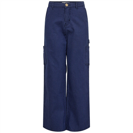 Sofie Schnoor Cobalt Striped Pants