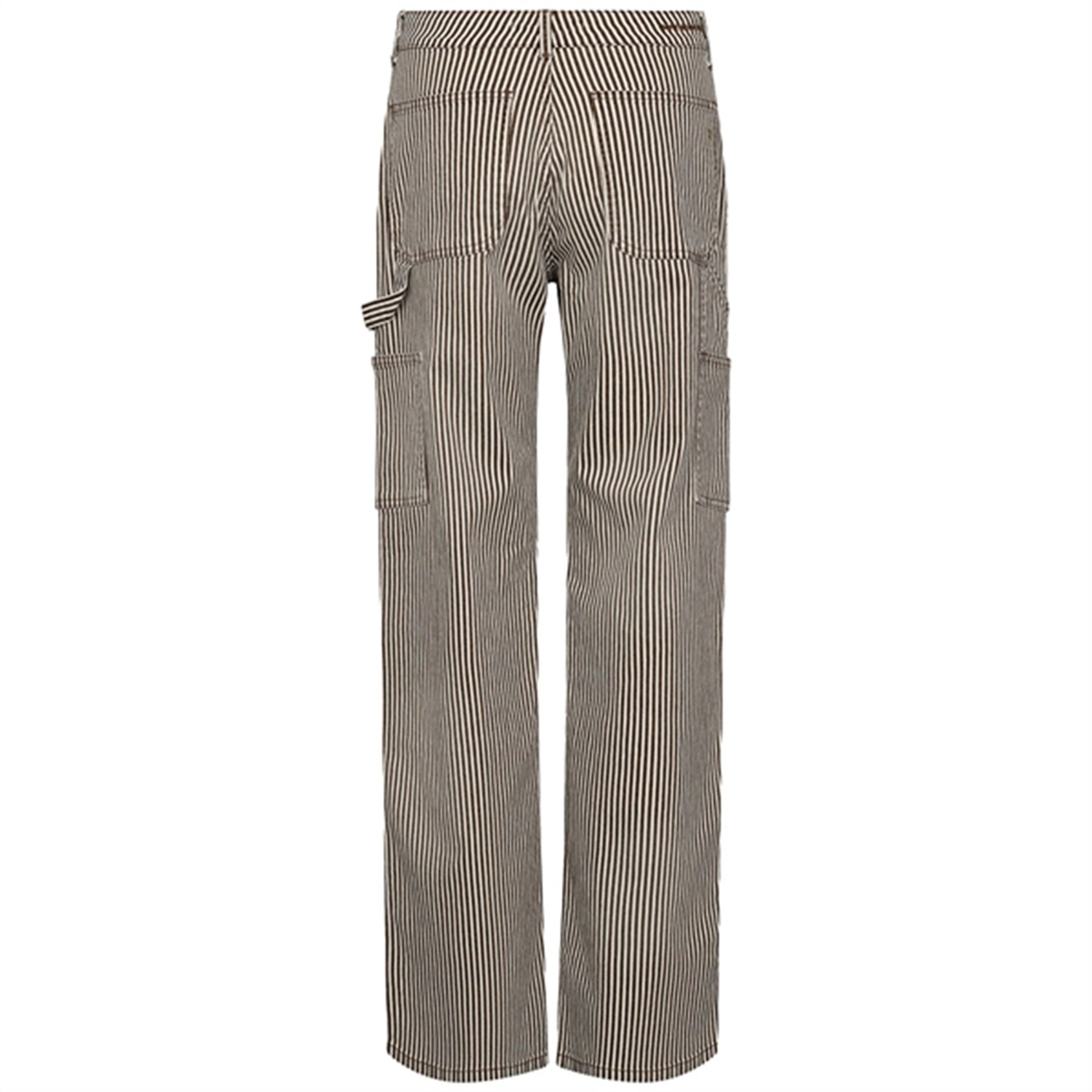Sofie Schnoor Brown Striped Pants