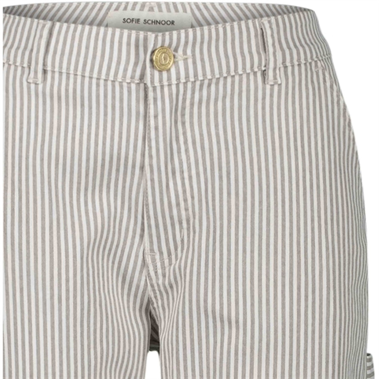 Sofie Schnoor Light Brown Striped Pants