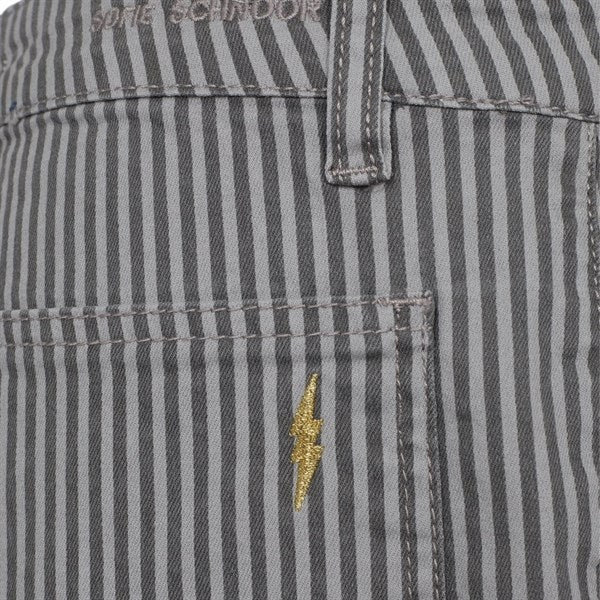 Sofie Schnoor Grey Striped Pants