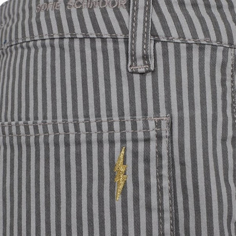 Sofie Schnoor Grey Striped Pants