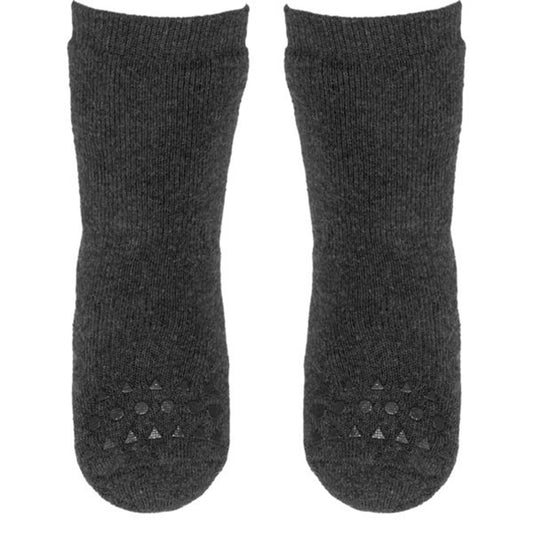 GObabyGO Non-slip Socks Dark Grey