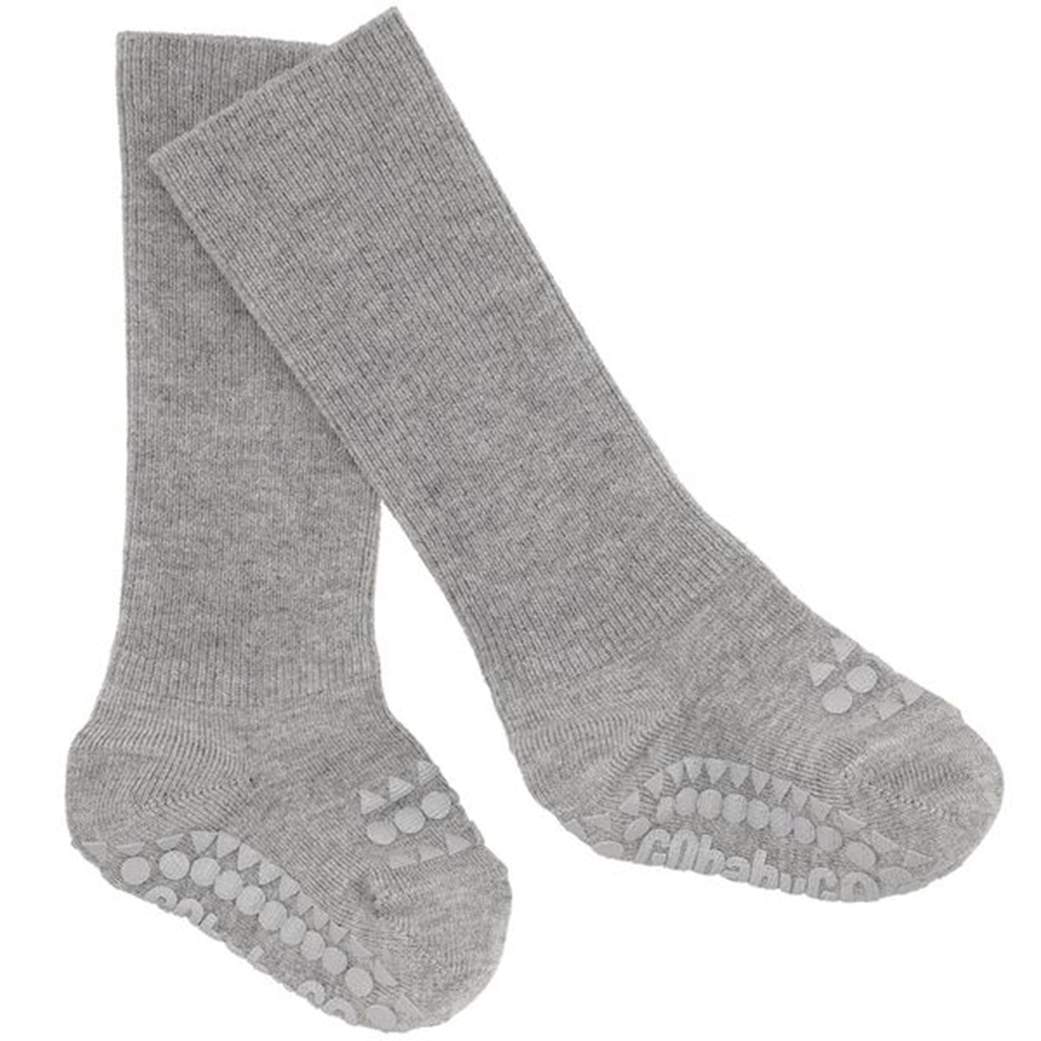 GObabyGO Bamboo Non-slip Socks Antislip Grey Melange 2