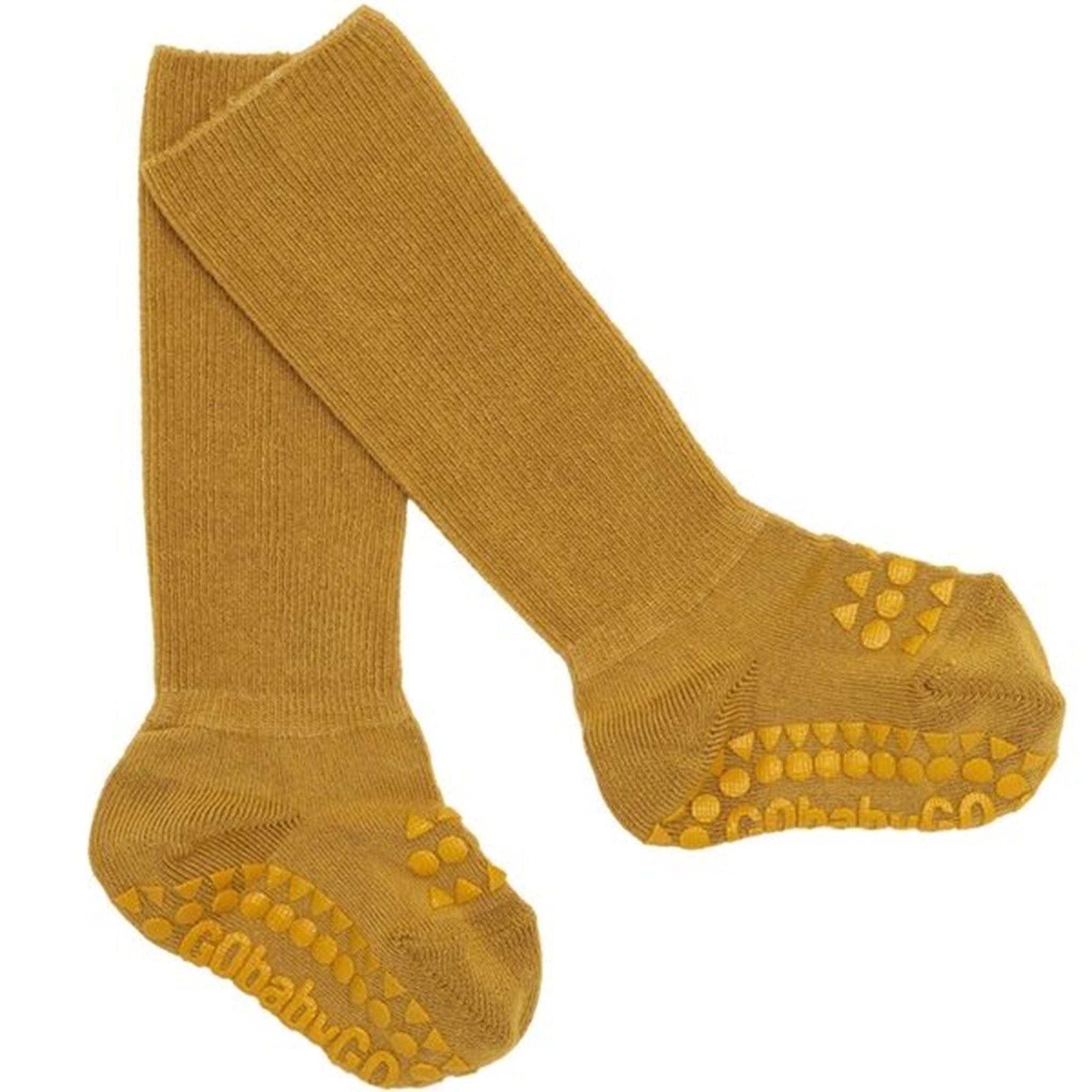 GObabyGO Bamboo Non-slip Socks Antislip Mustard 2