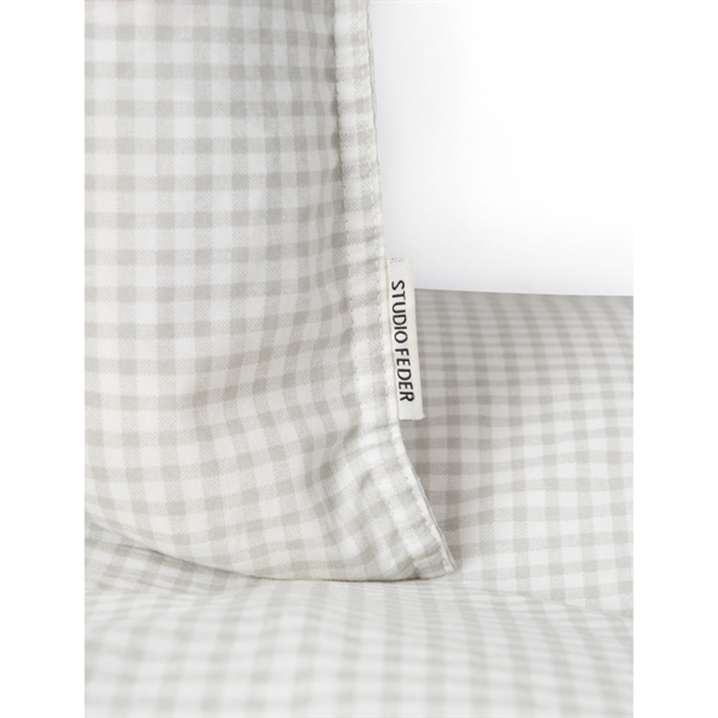 Studio Feder Bedding Gingham Mini Grey