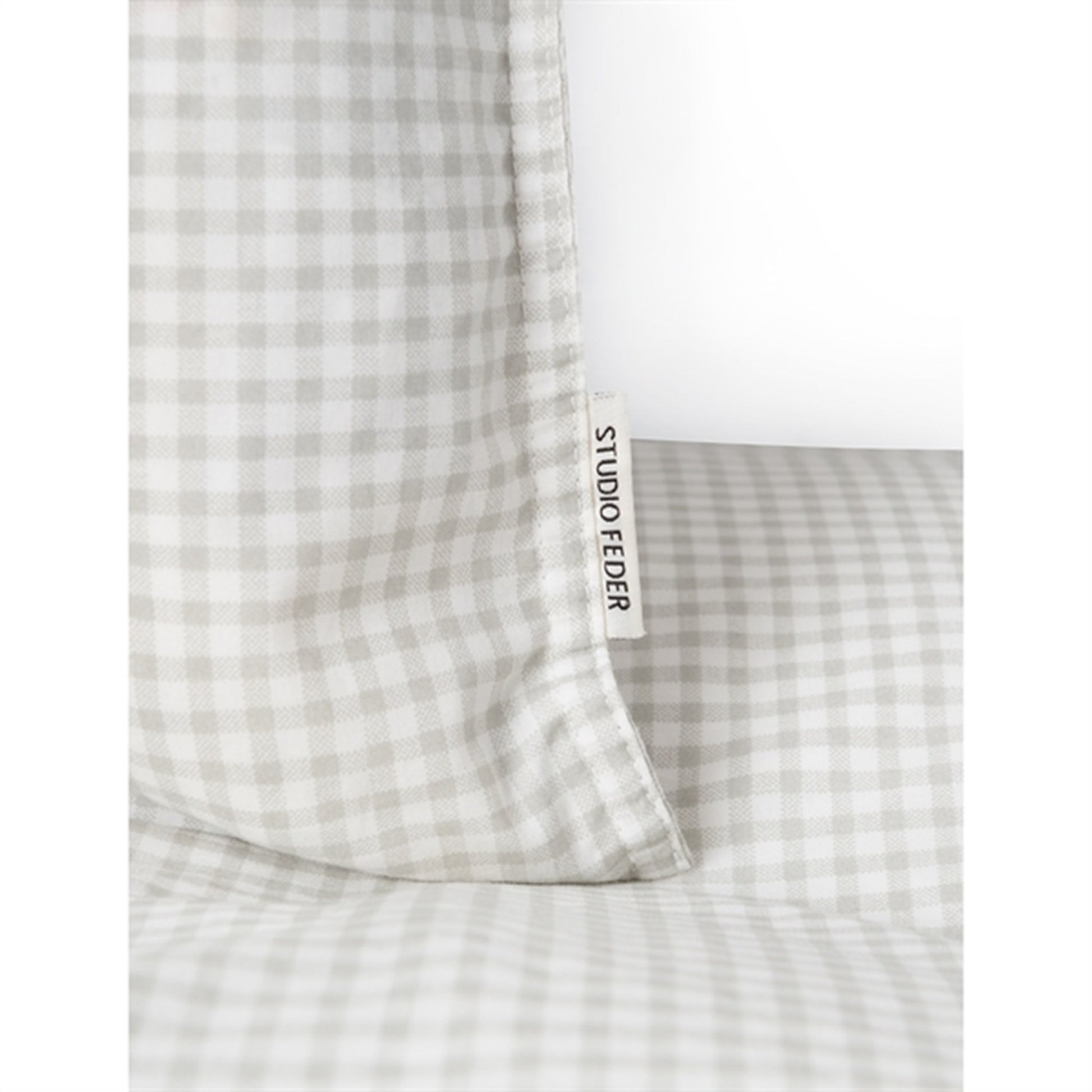 Studio Feder Bedding Gingham Mini Grey