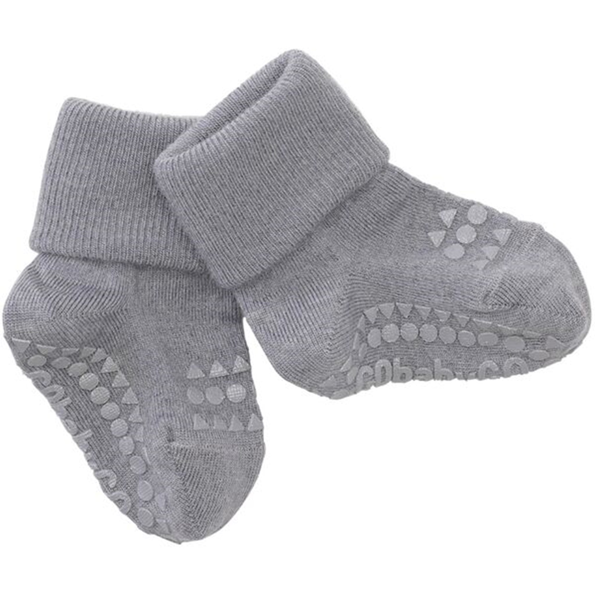 GObabyGO Non-slip Socks Dusty Blue