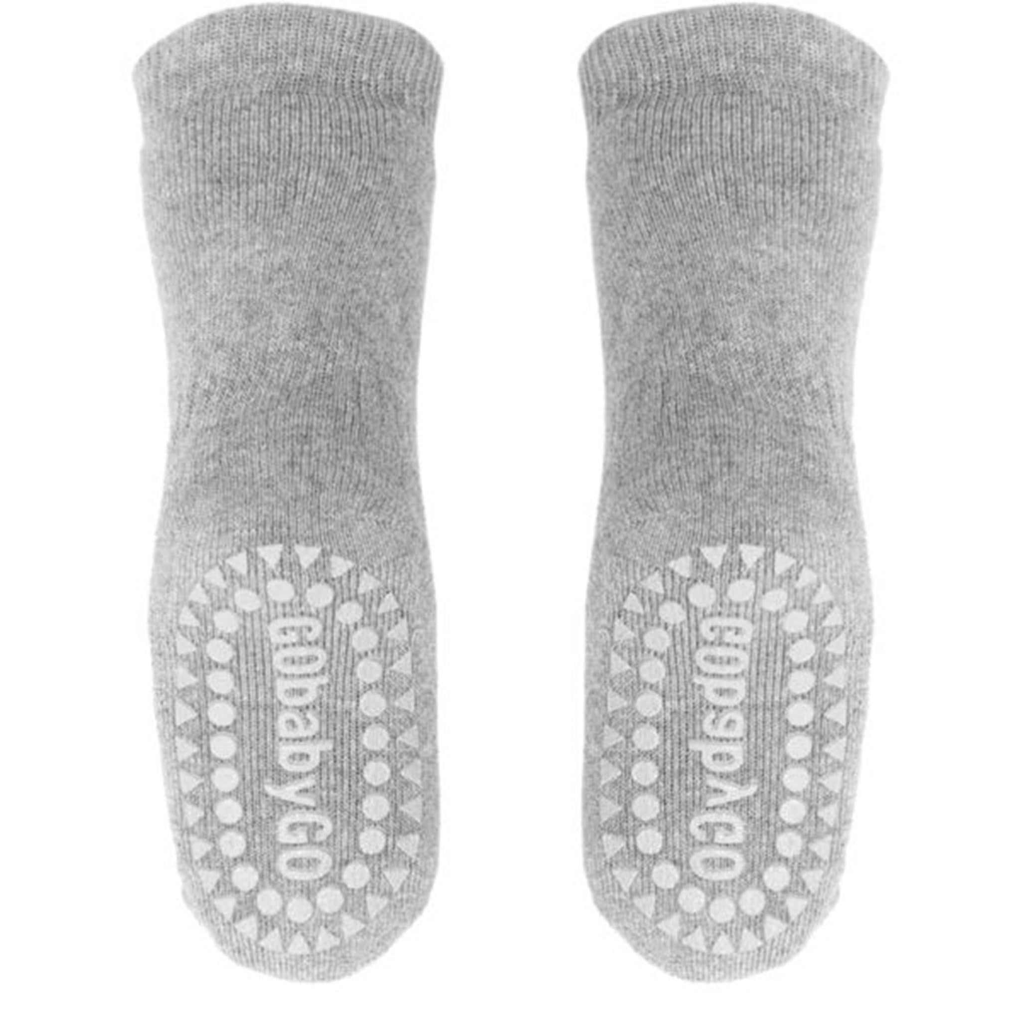 GObabyGO Non-slip Socks Grey Melange